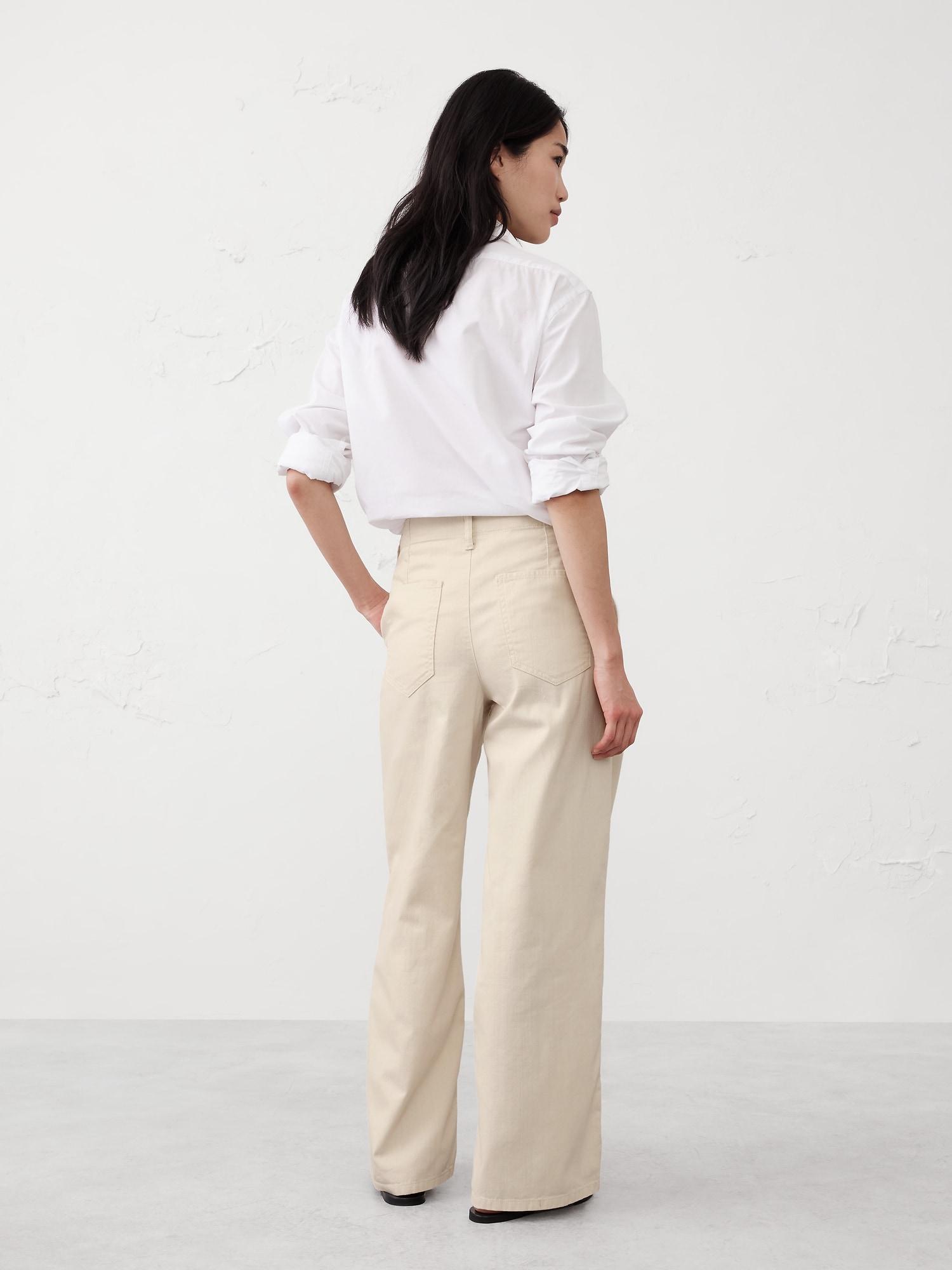 Wide-Leg High-Rise Summerweight Jean Product Image