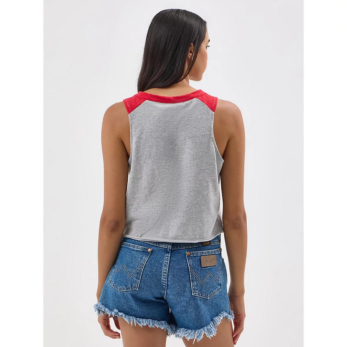 Women's Wrangler Collegiate Vintage Muscle Tee | Women's TOPS | Wrangler® Product Image