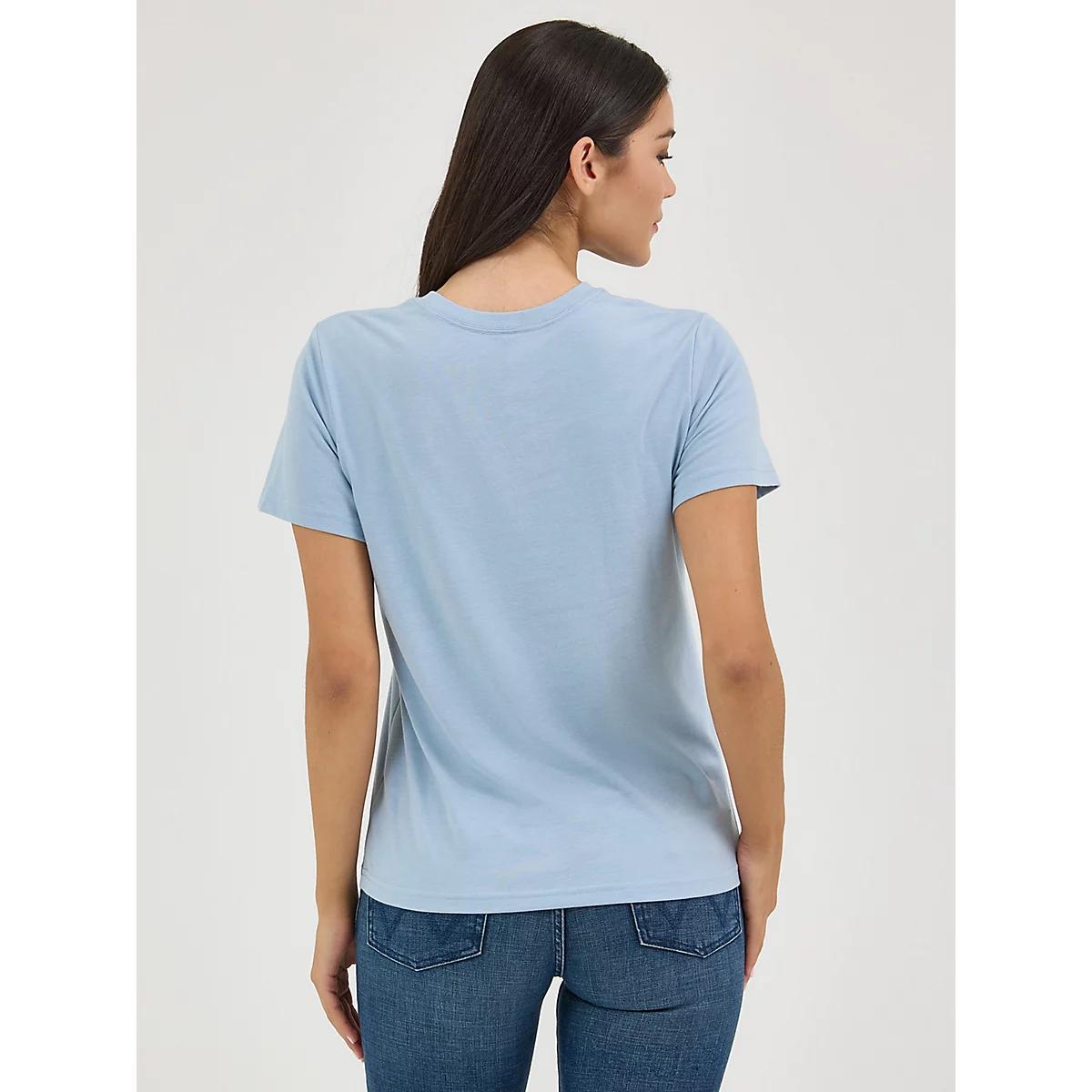 Women's Wrangler Kabel Logo Reg Fit Tee in Dusty Product Image