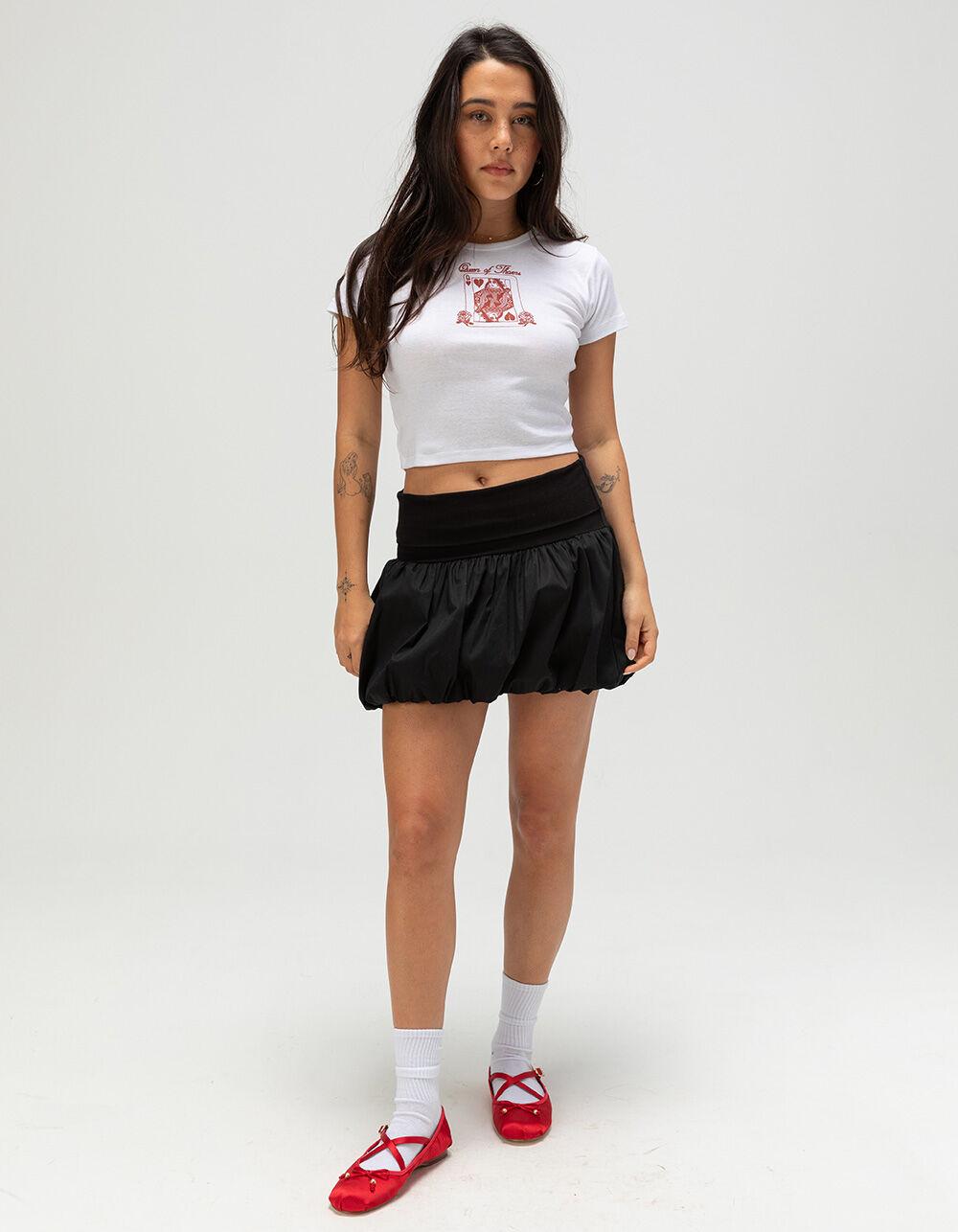 RSQ Womens Bubble Mini Skirt - BLACK Product Image