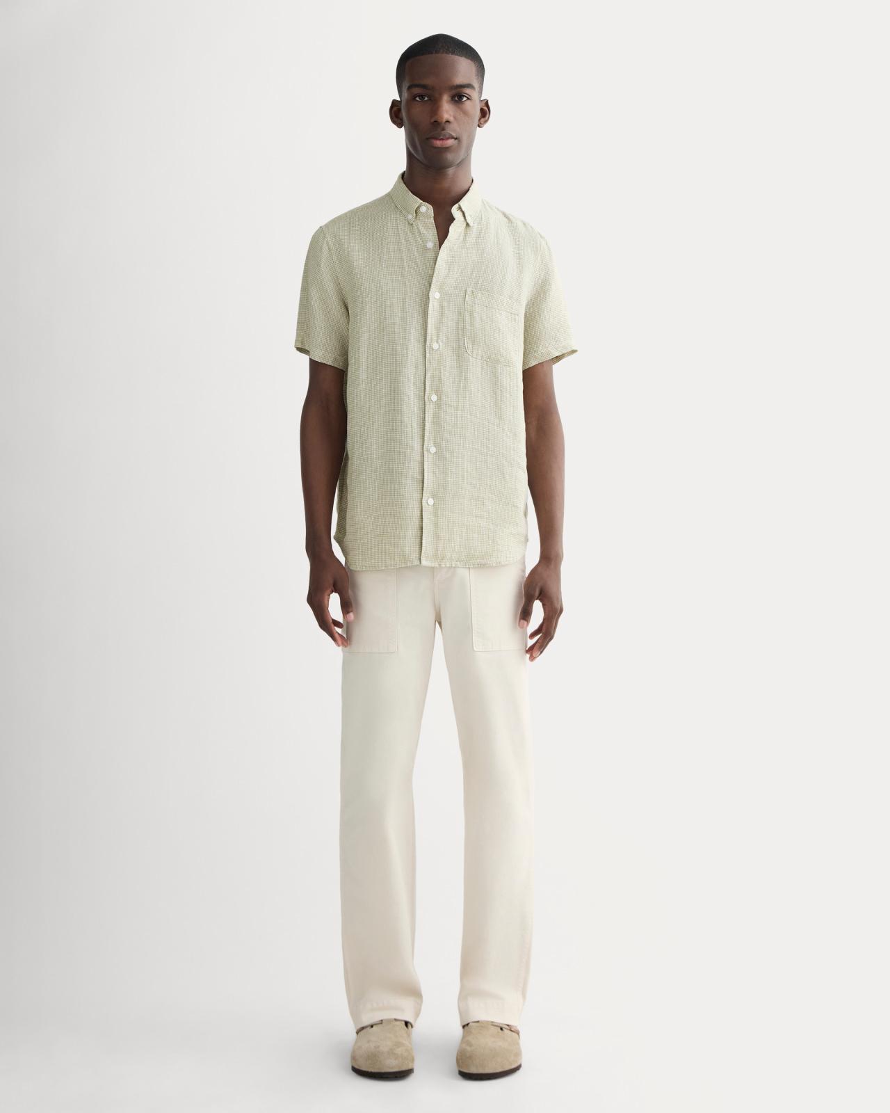 Mens Classic Short-Sleeve Shirt in Linen by Everlane Product Image