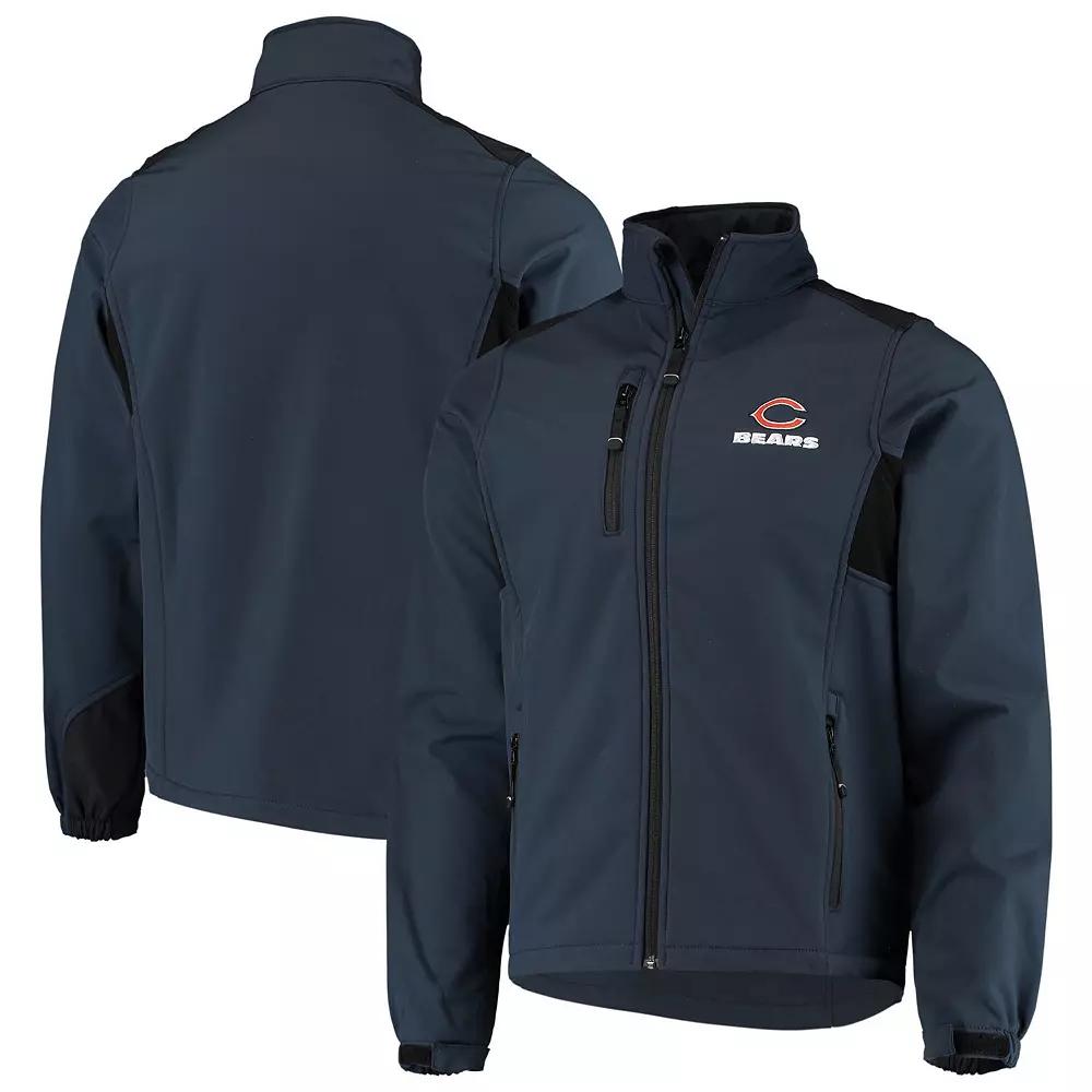 Men's Dunbrooke Navy Denver Broncos Circle Softshell Fleece Full-Zip Jacket,  Product Image