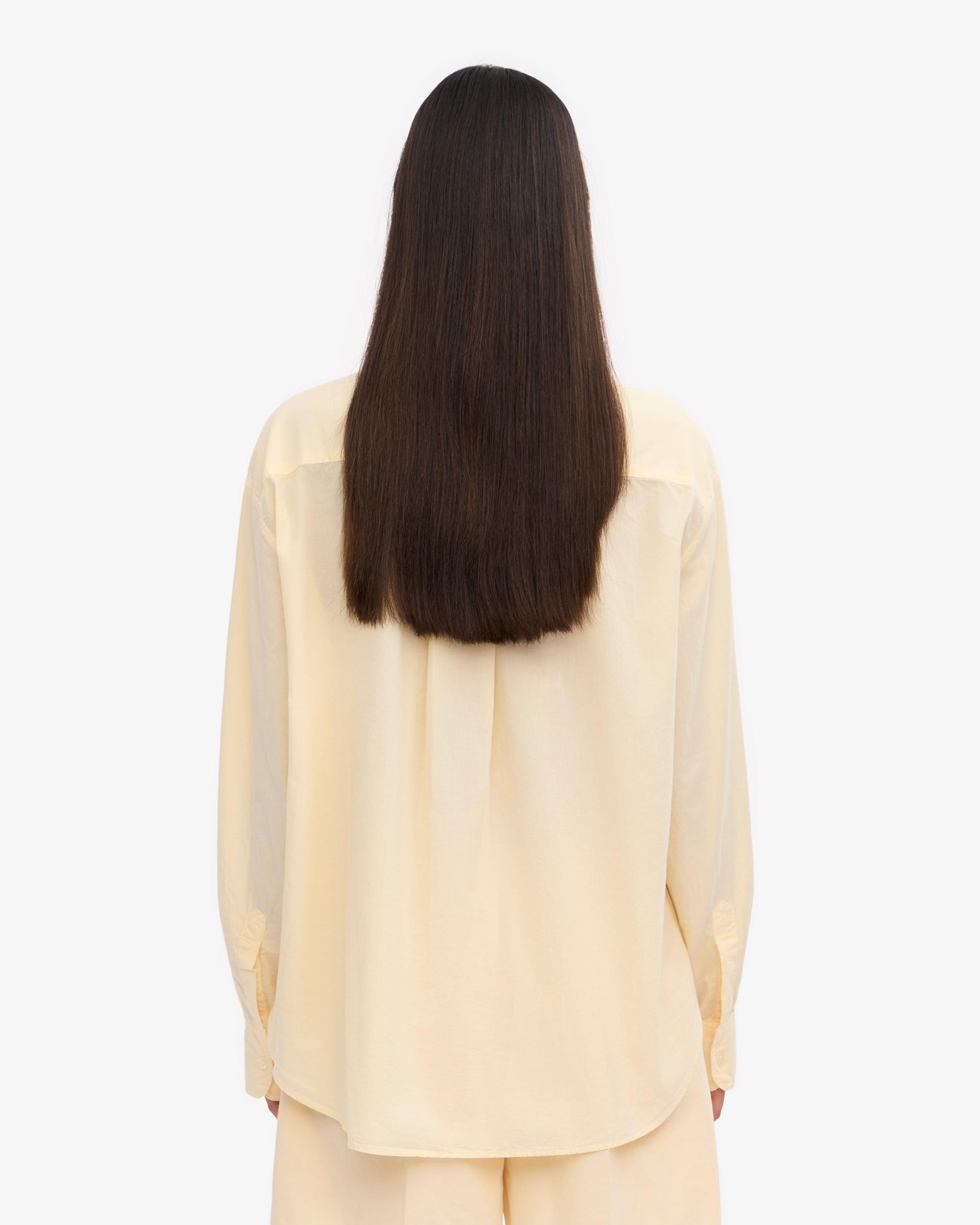 Organic Oversized Shirt - Soft Yellow Product Image