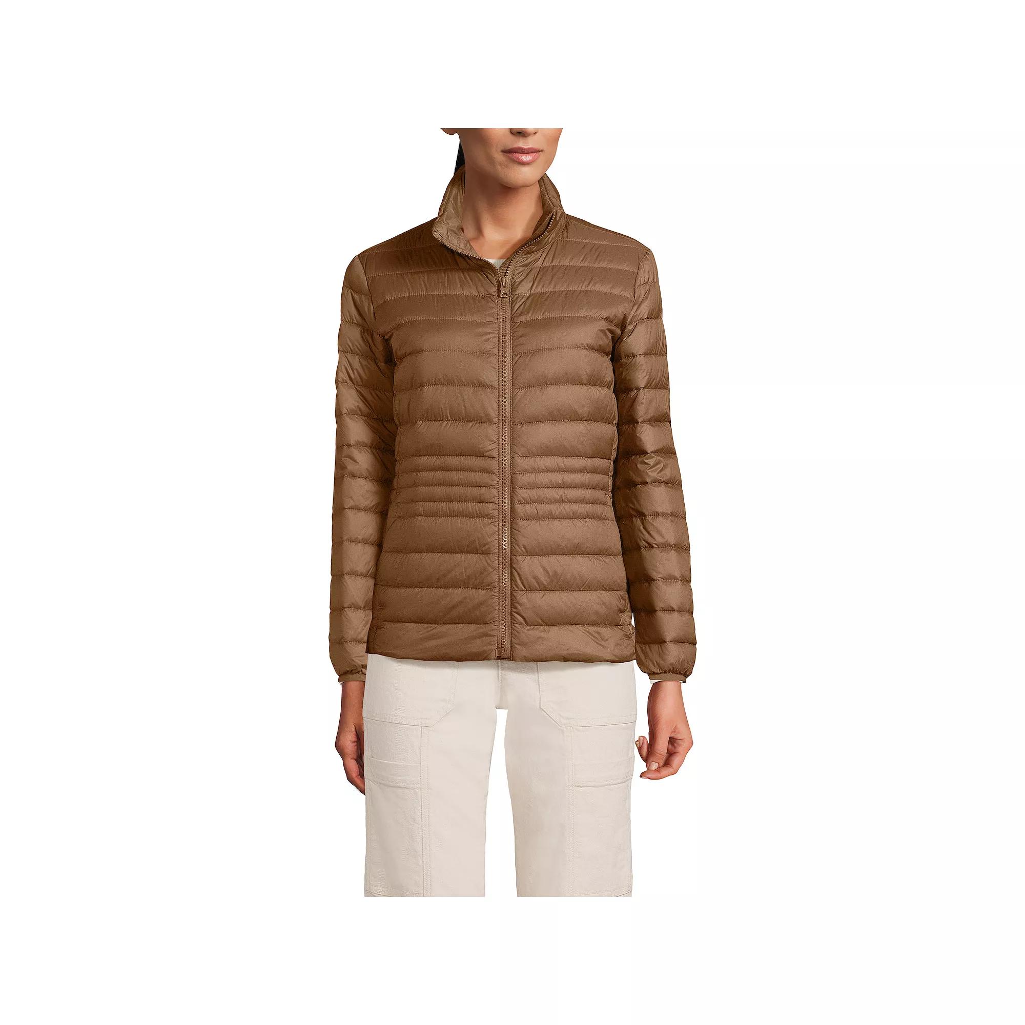 Women's Lands' End Wanderweight Midweight Down Jacket,  Product Image