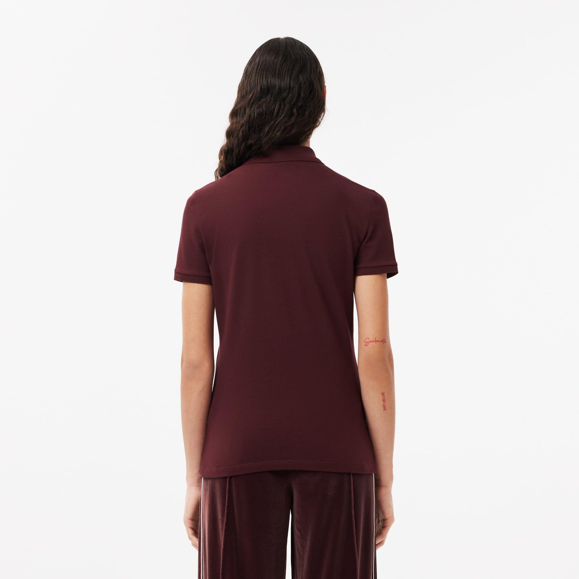 Women's L.12.D Slim Fit Stretch Mini Piqué Polo Product Image