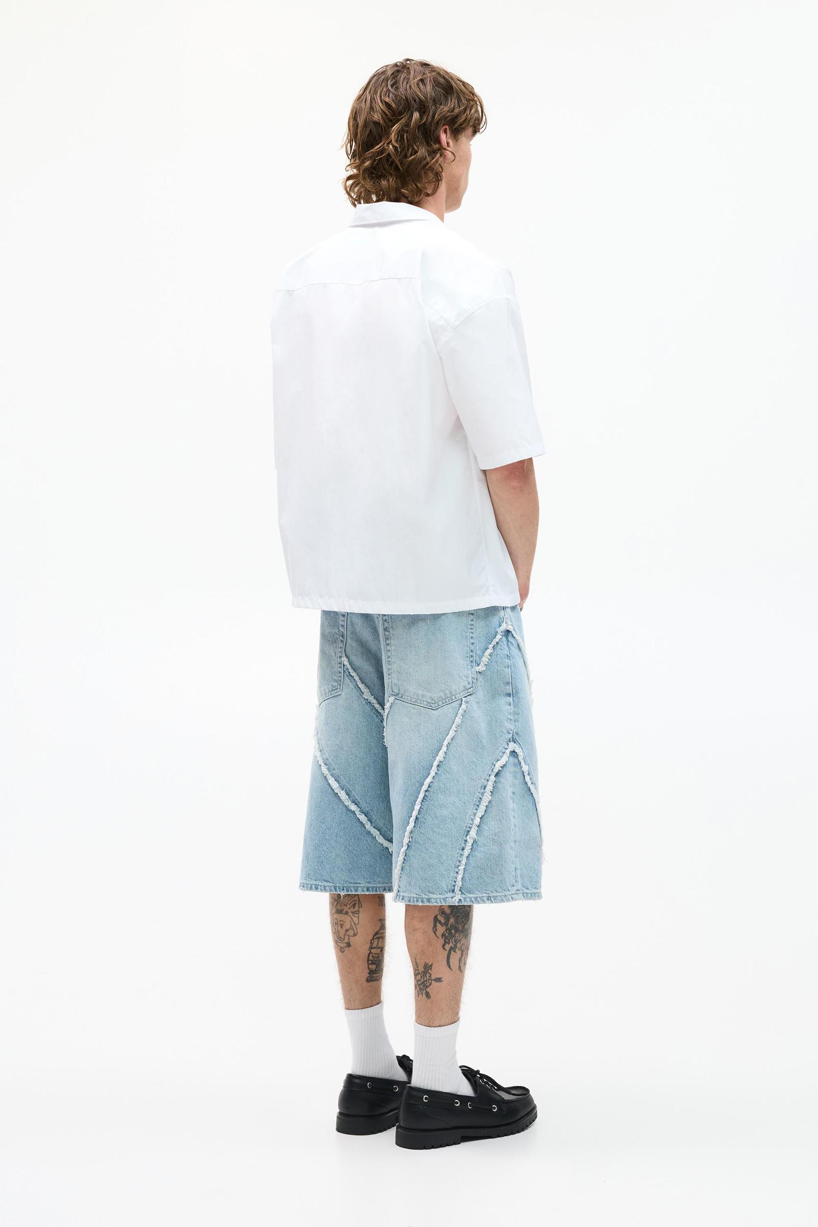 Short sleeve poplin shirt Product Image