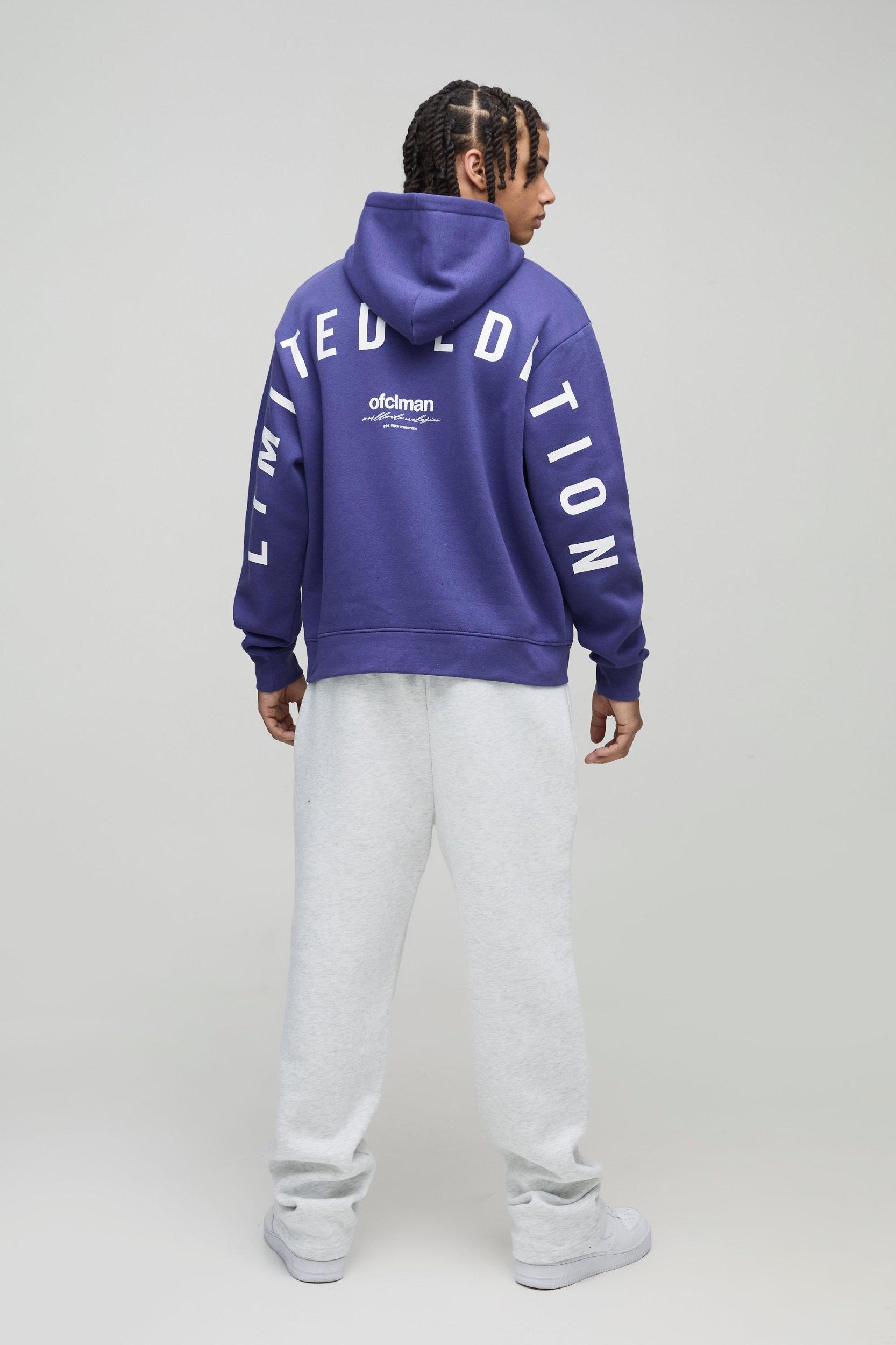 Oversized Boxy Large Scale Limited Hoodie | boohooMAN USA Product Image