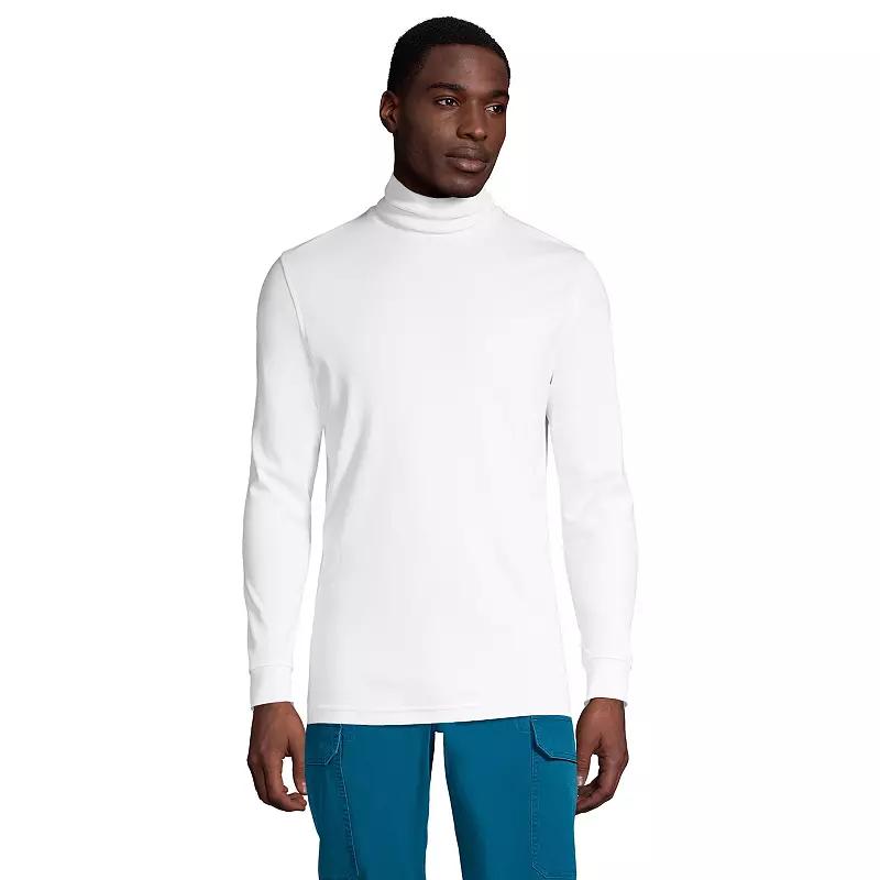 Men's Lands' End Super Soft Supima Turtleneck,  Product Image