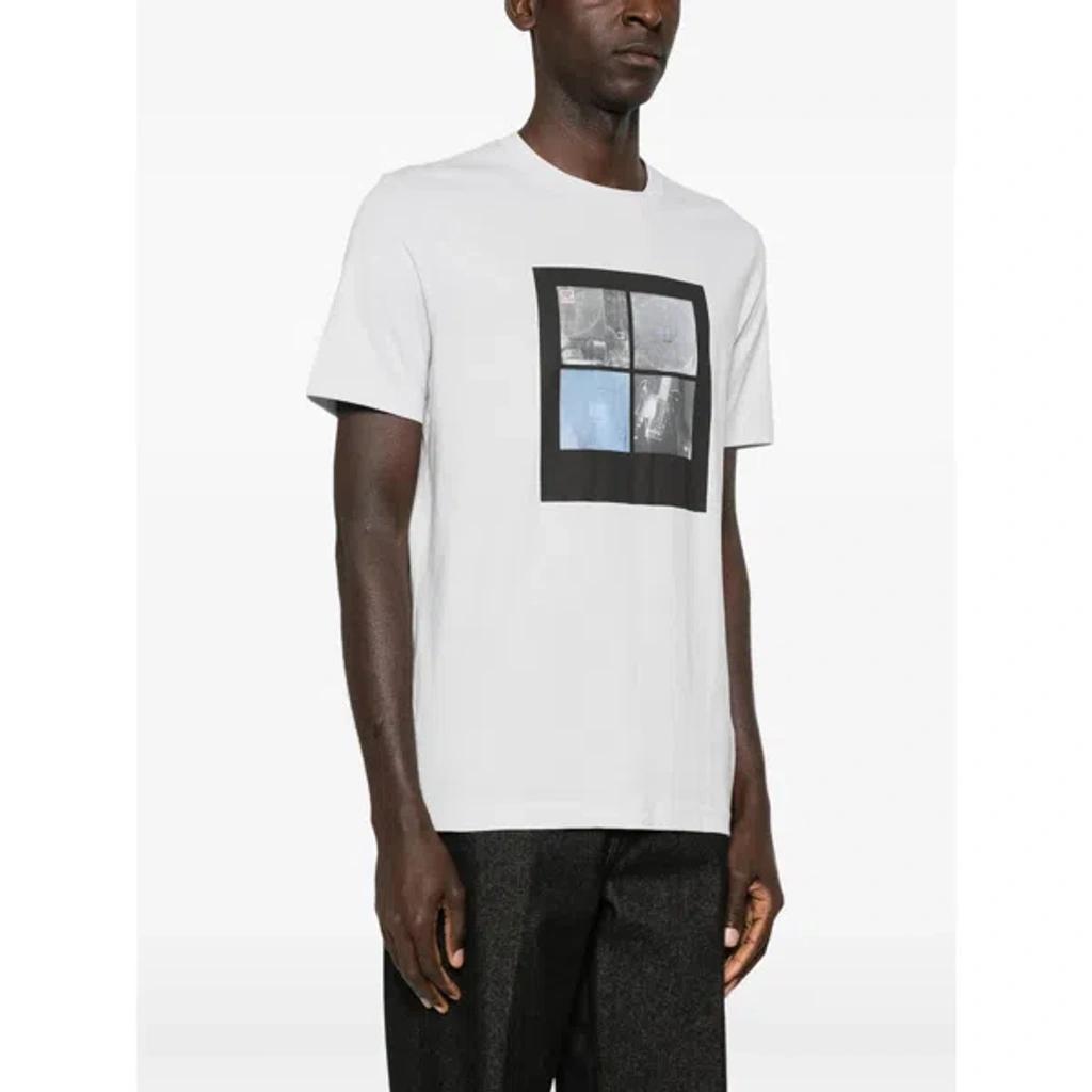 HUGO BOSS Graphic-print T-shirt In White Product Image