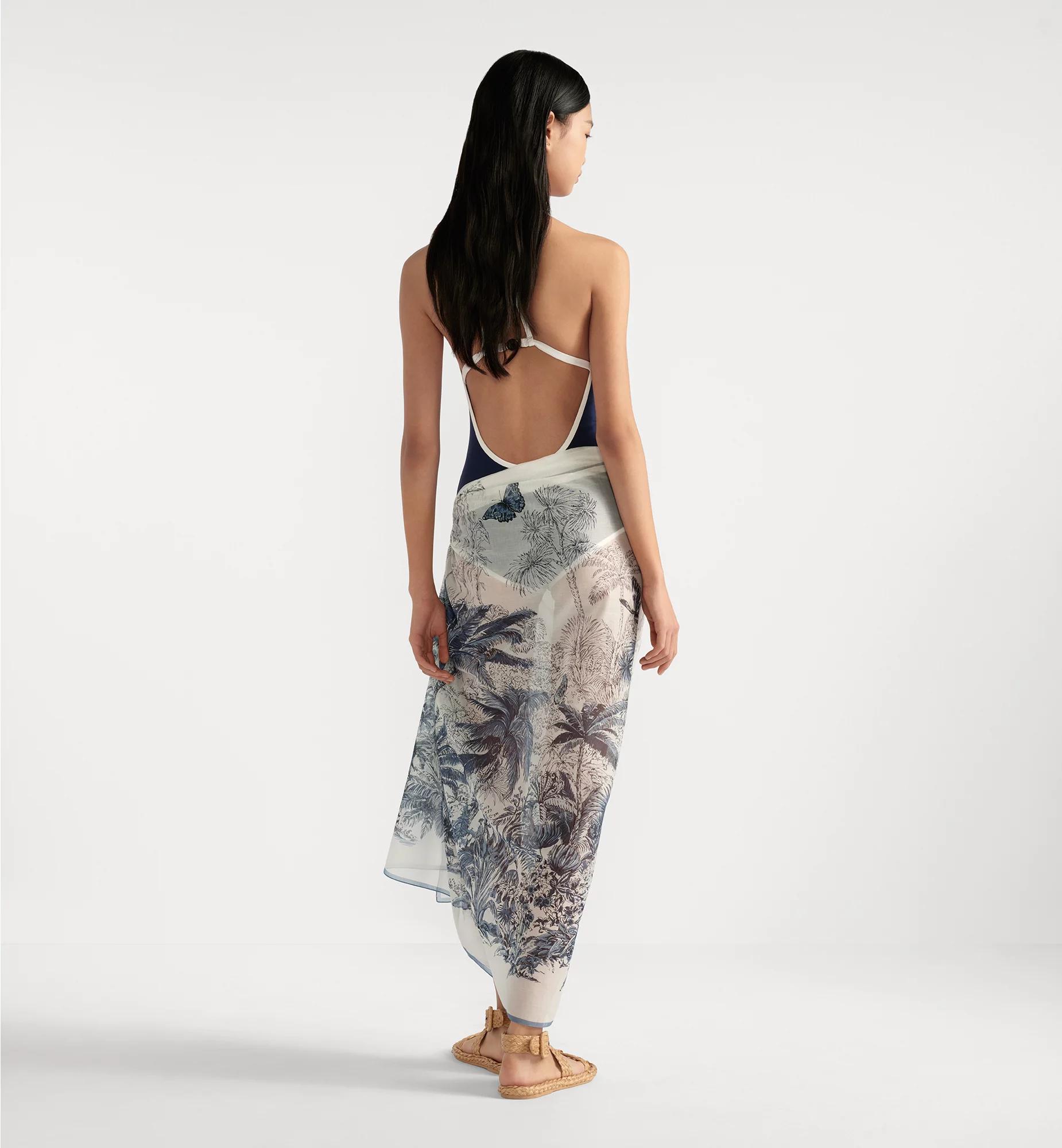 Dioriviera Toile de Jouy Palms Sarong Product Image