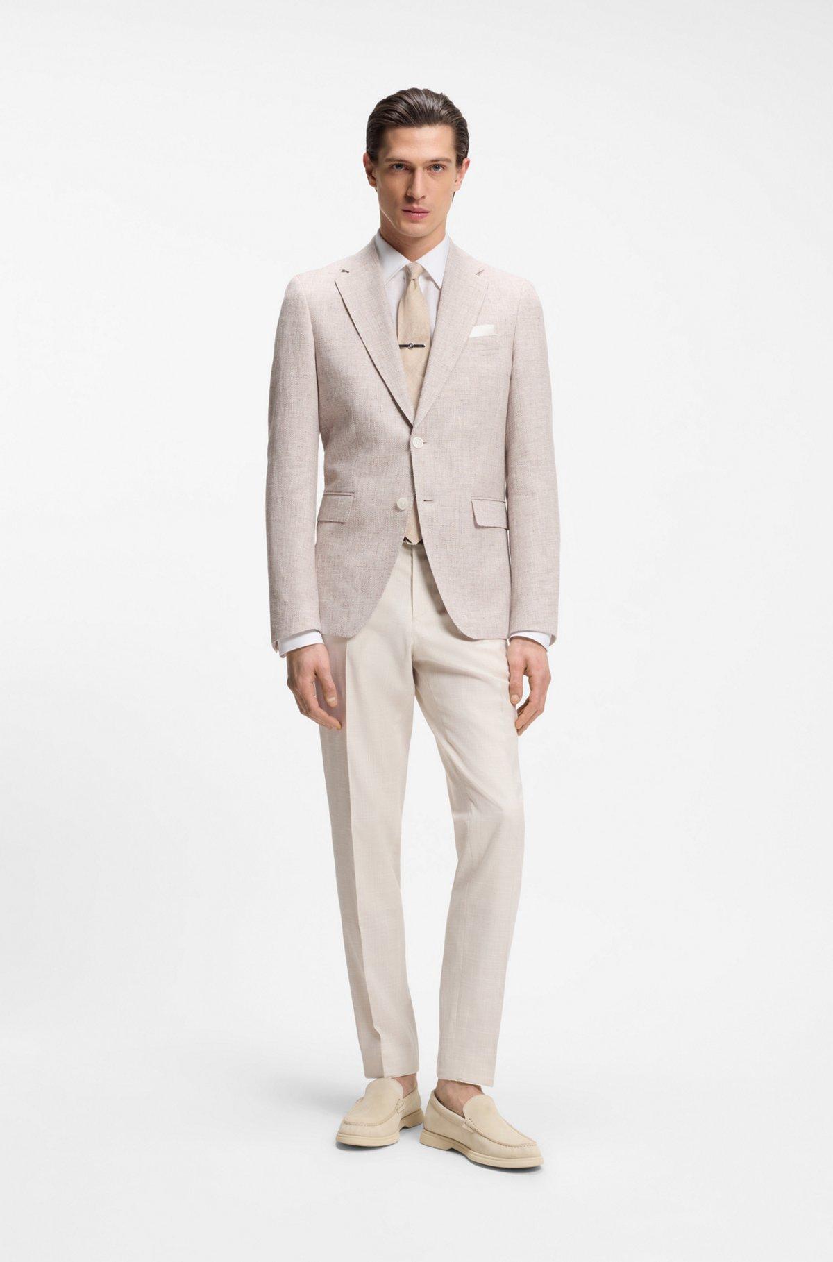 Slim-fit jacket with puppytooth pattern Product Image