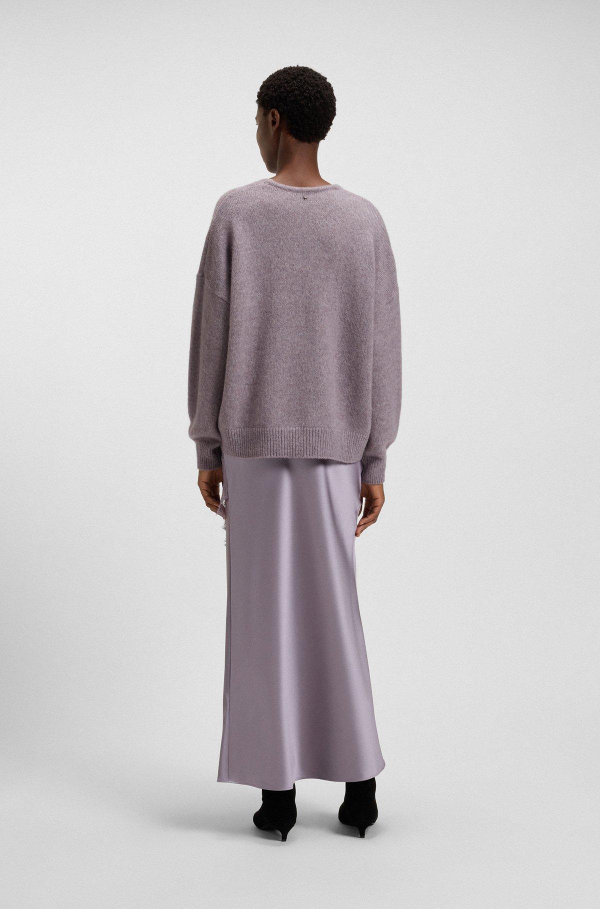 V-neck sweater in Italian yarn Product Image