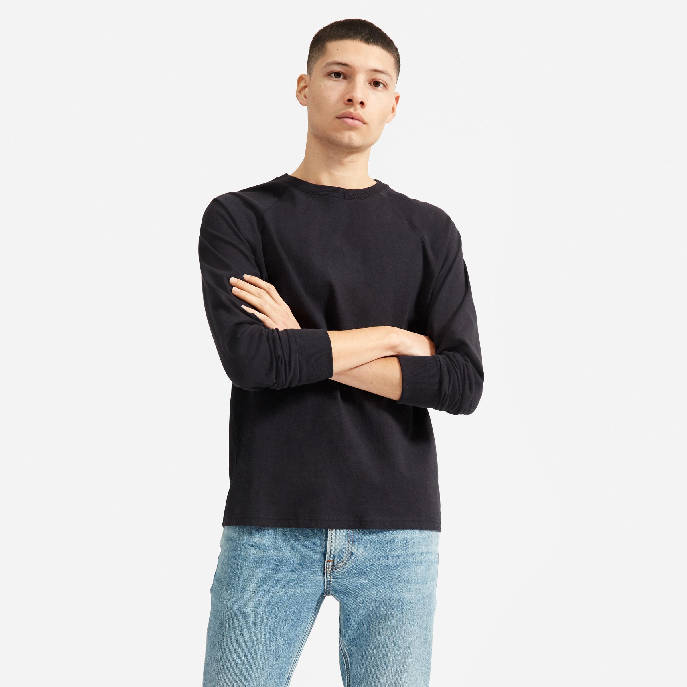 Mens Premium-Weight Long-Sleeve Crew | Uniform T-Shirt by Everlane Product Image