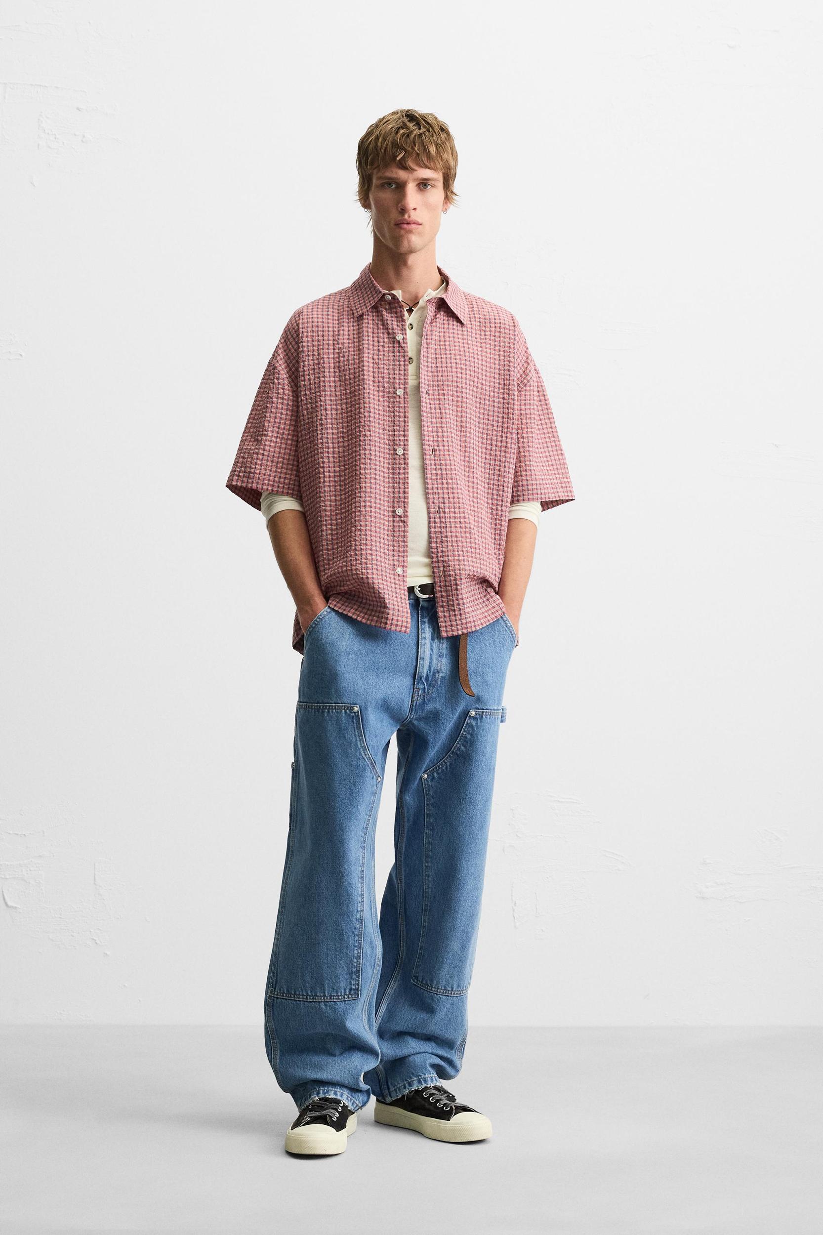 SEERSUCKER PLAID SHIRT Product Image