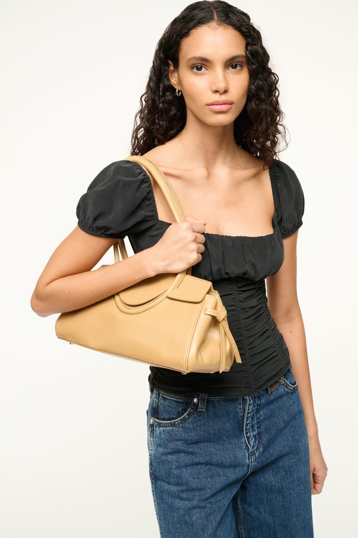 MAUDE SHOULDER BAG | CAMEL Product Image