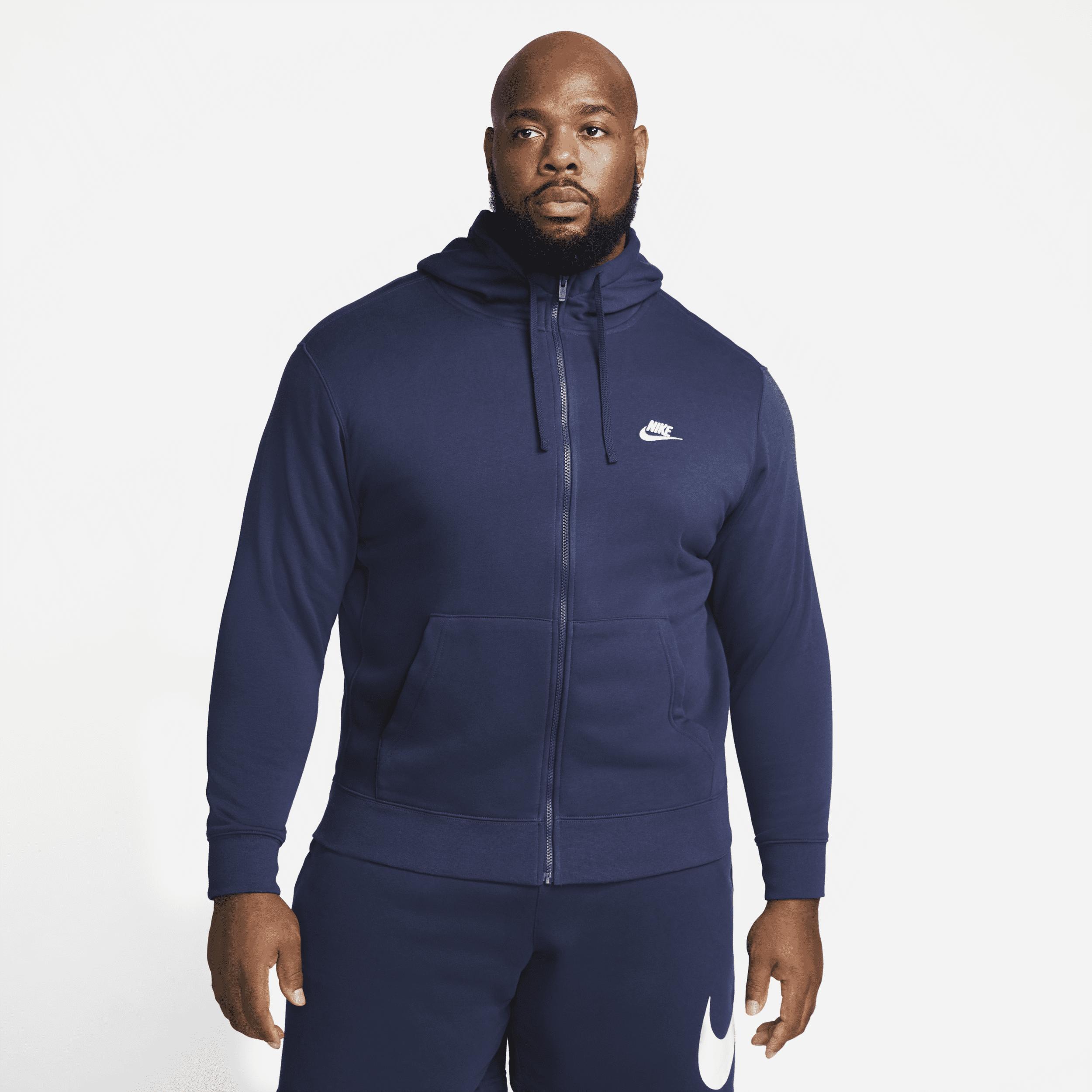 Mens Nike Sportswear Club Fleece Full-Zip Hoodie | BV2645-010 Product Image