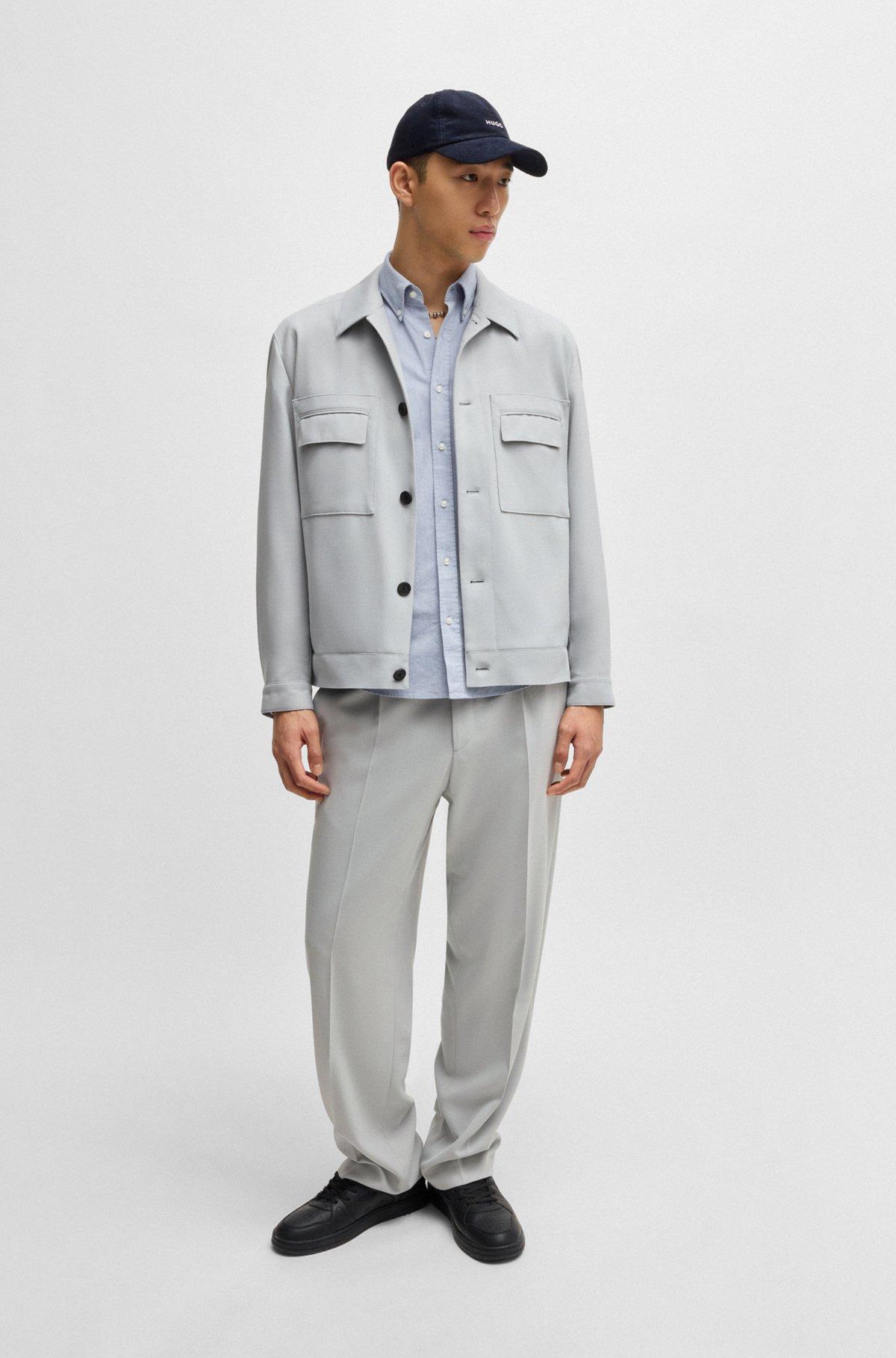 Modern-fit jacket in stretch twill Product Image