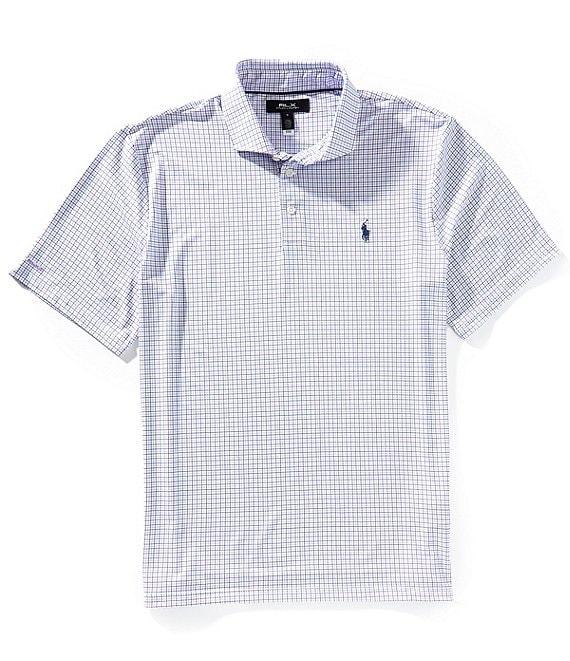 Polo Ralph Lauren RLX Golf Classic Fit Tattersall Performance Stretch Short Sleeve Polo Shirt Product Image