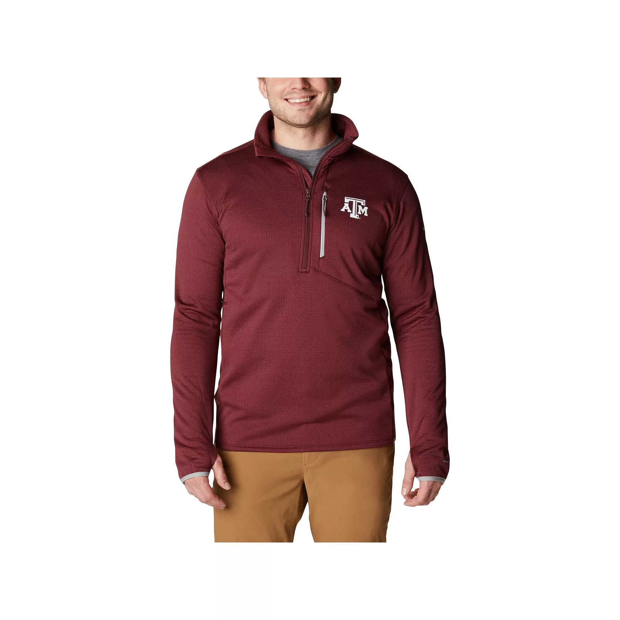 Men's Columbia Maroon Texas A&M Aggies Park View Omni-Wick Half-Zip Top, Size: Large, Red Product Image