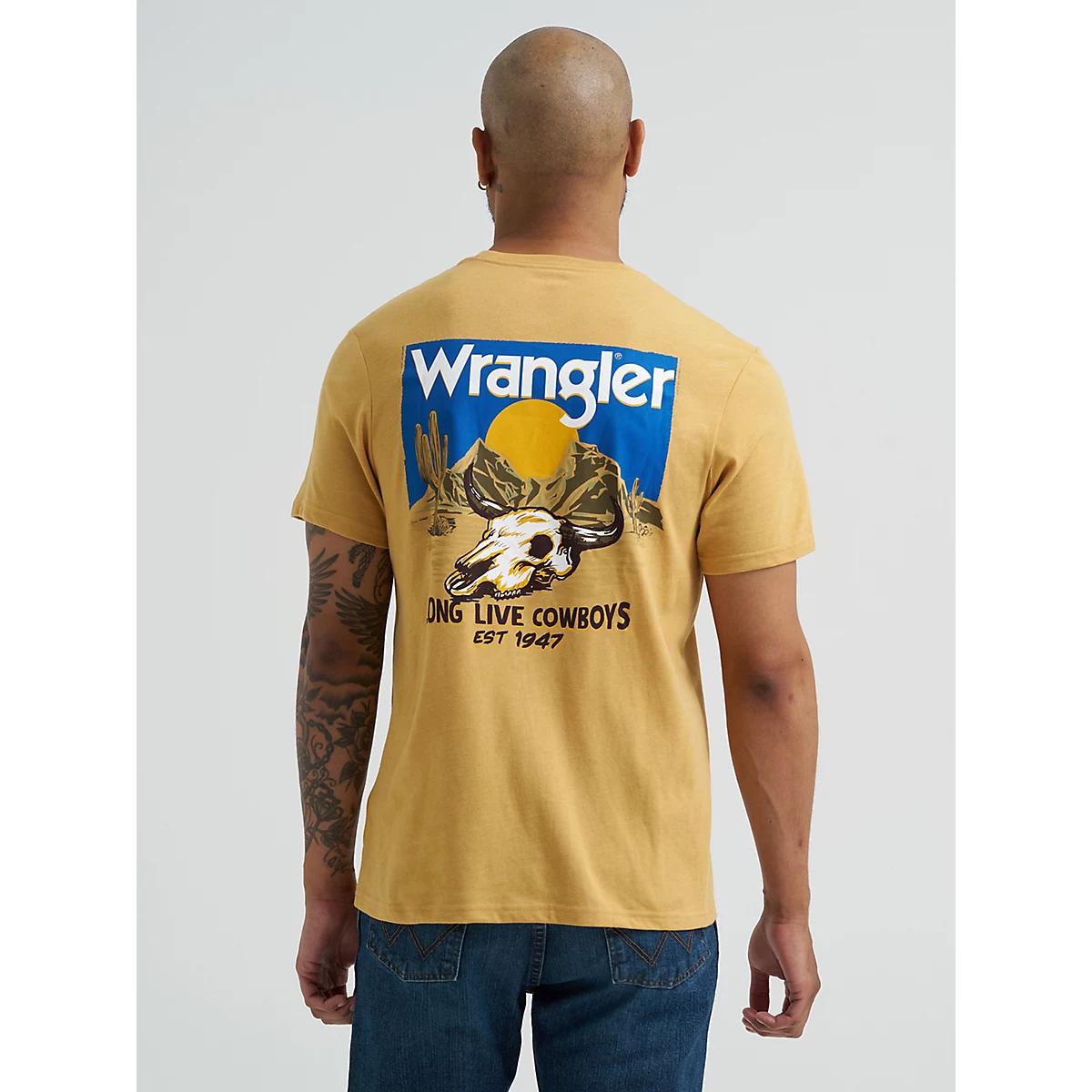 Men's Wrangler Southwestern Logo Graphic Hoodie in Jet Product Image