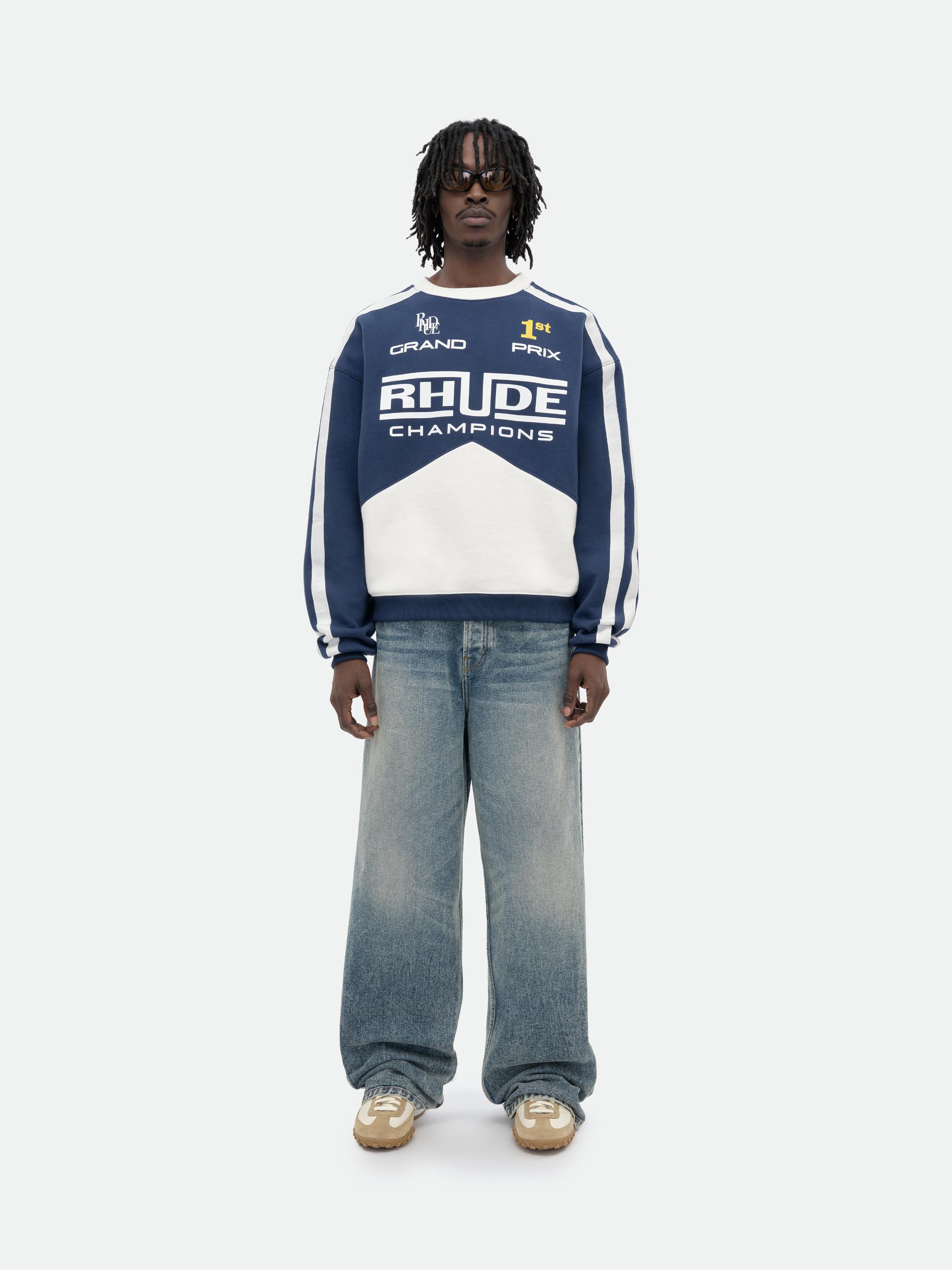 RHUDE CHAMPIONS CREWNECK Male Product Image