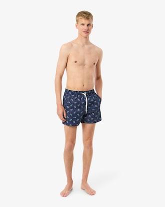 Crocodile Print Swim Trunks Product Image