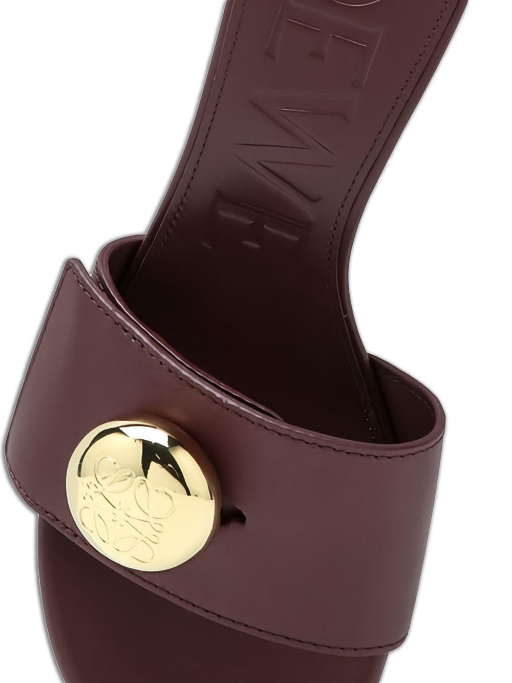 45mm pebble-embellished leather sandals Product Image