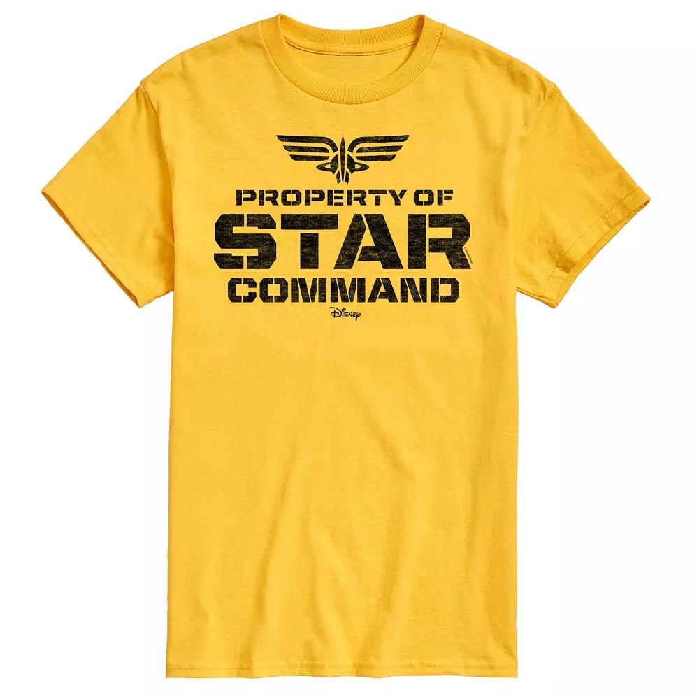 Disney / Pixar's Lightyear Men's Property Star Command Graphic Tee,  Product Image