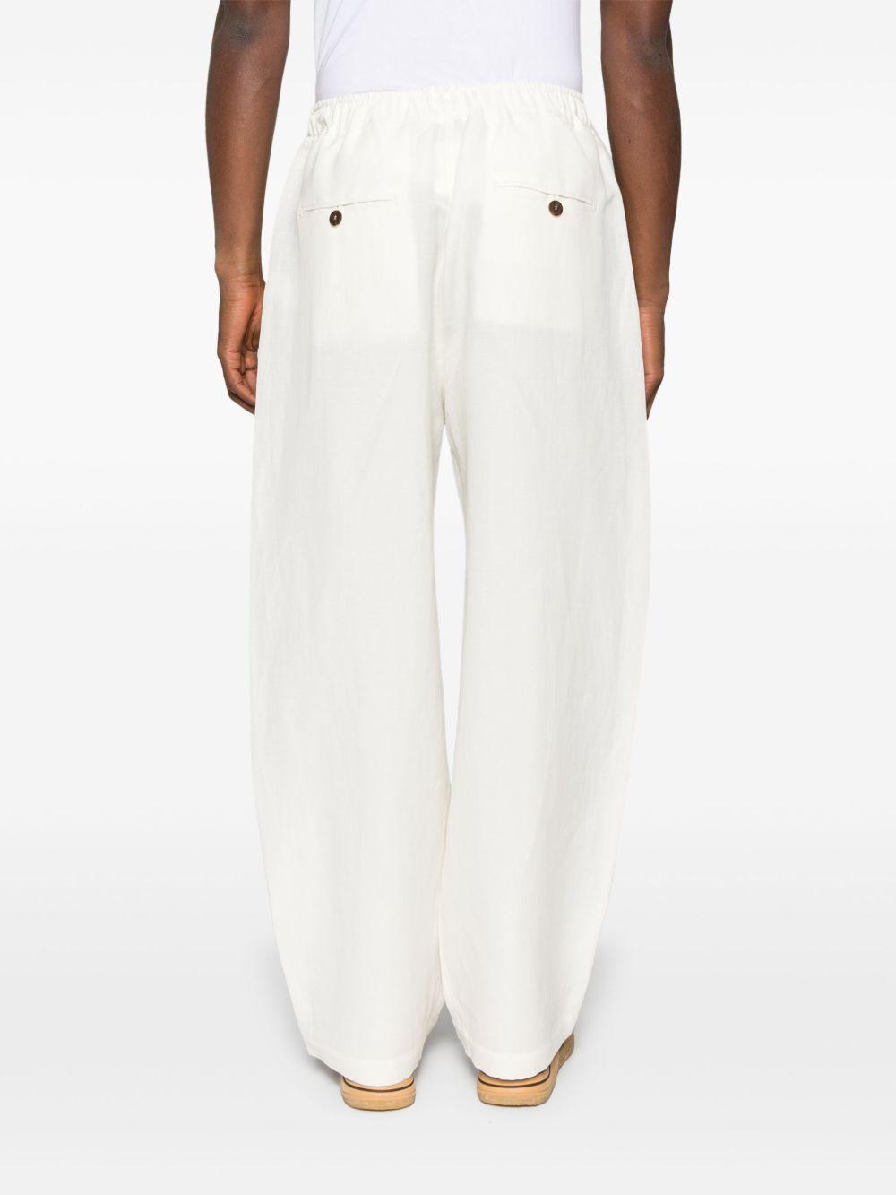 drawstring-waist trousers  Product Image