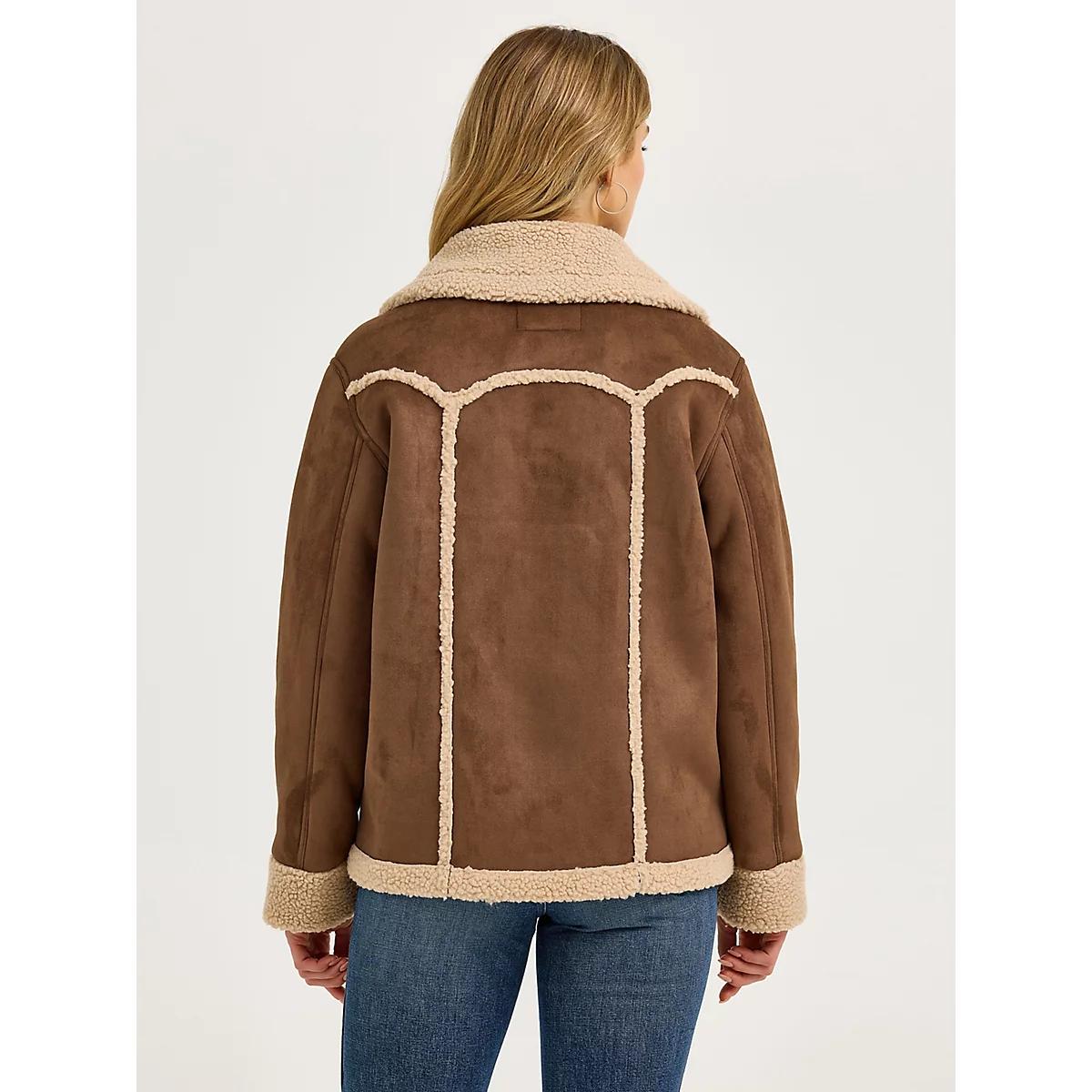 Women's Wrangler Faux Shearling Barn Coat Product Image