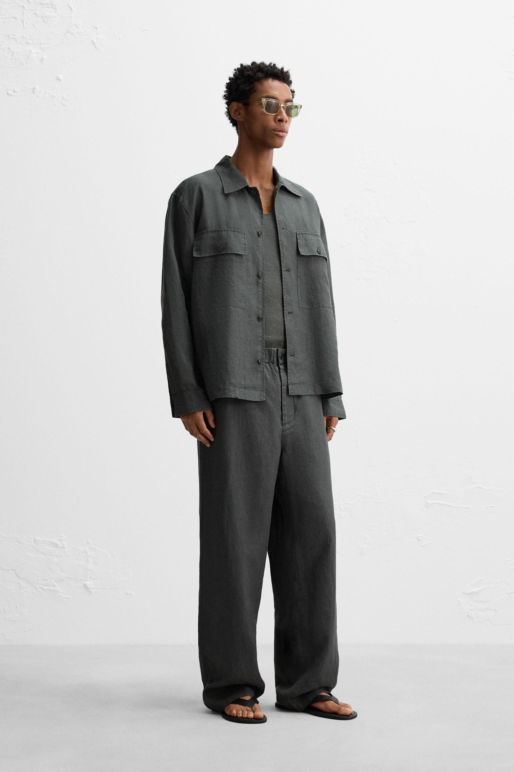 RELAXED FIT 100% HEMP OVERSHIRT Product Image