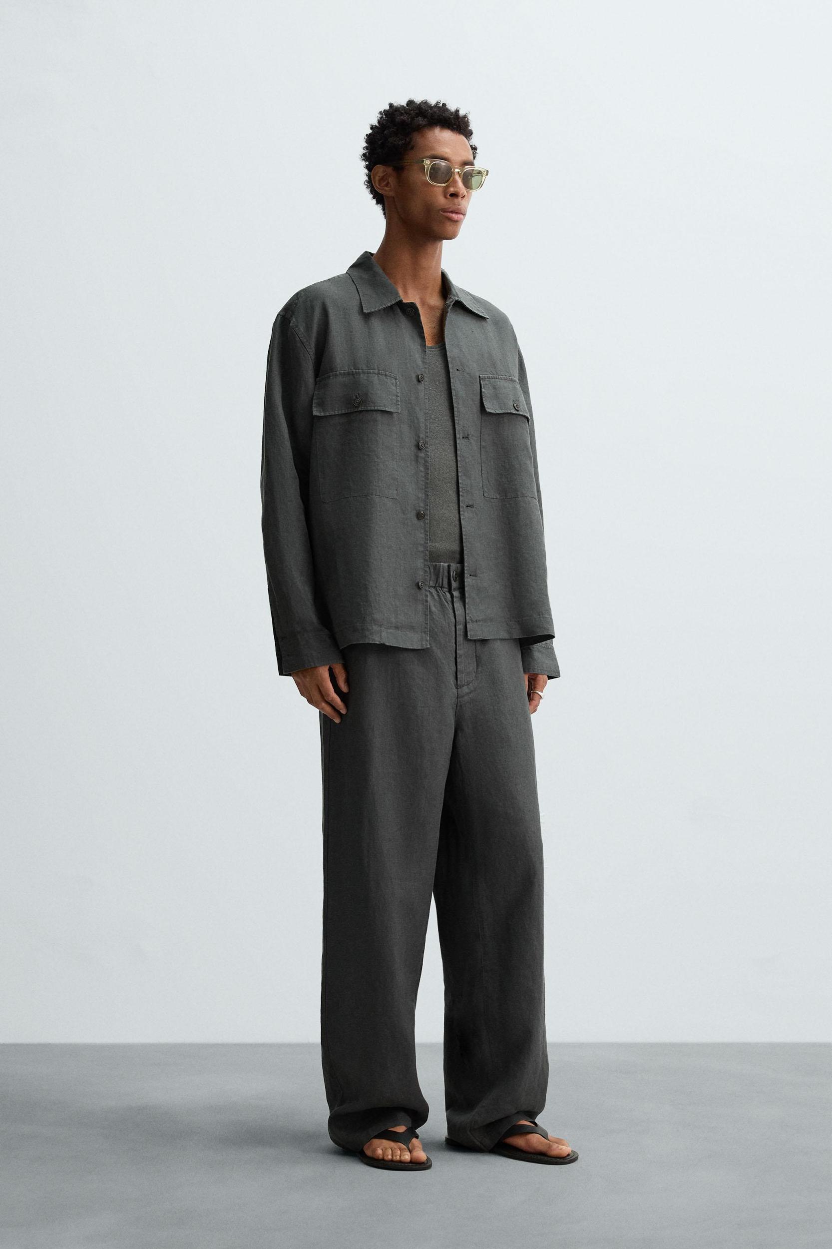 RELAXED FIT 100% HEMP OVERSHIRT Product Image