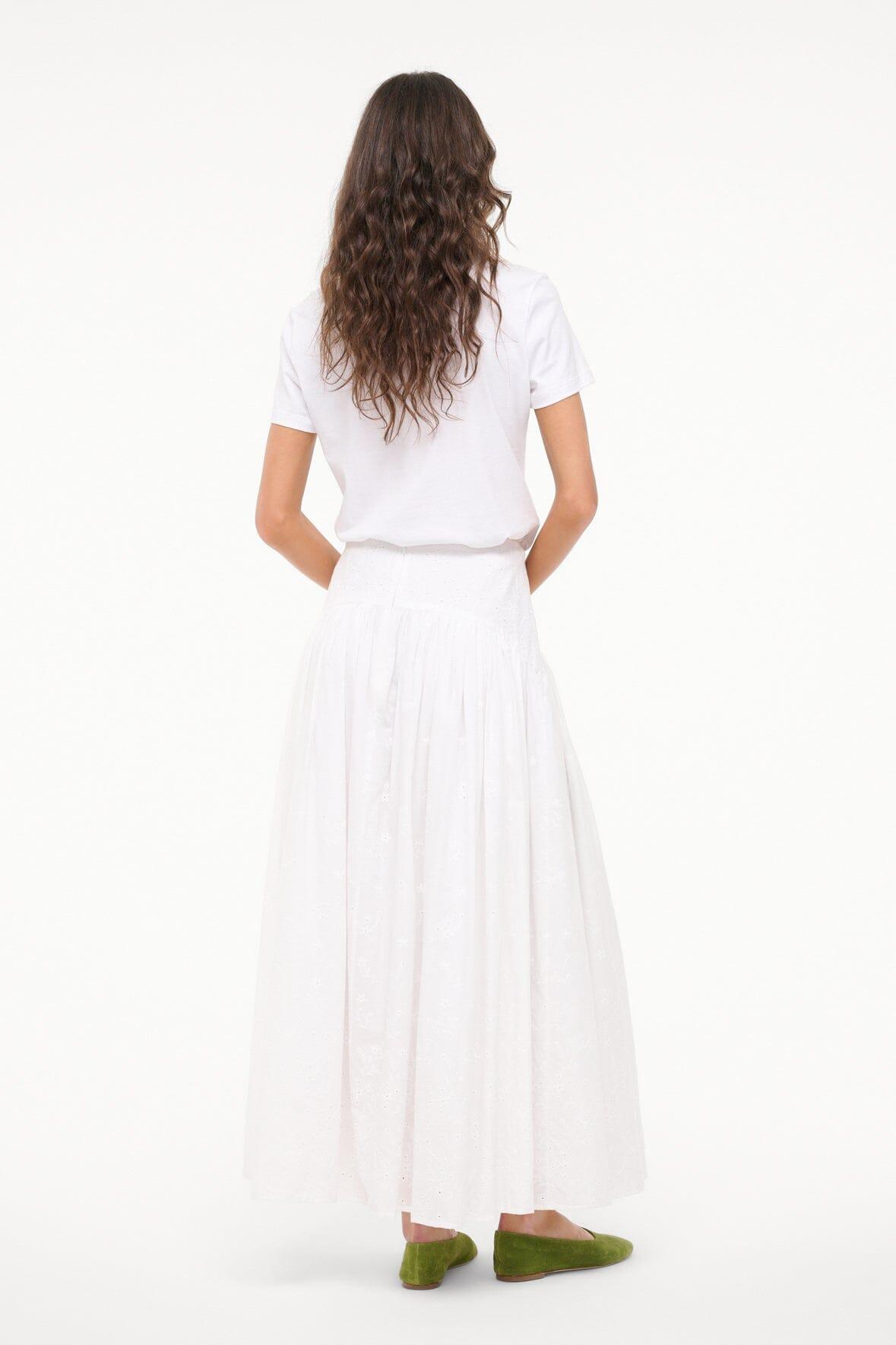 PROCIDA SKIRT | WHITE EYELET Product Image