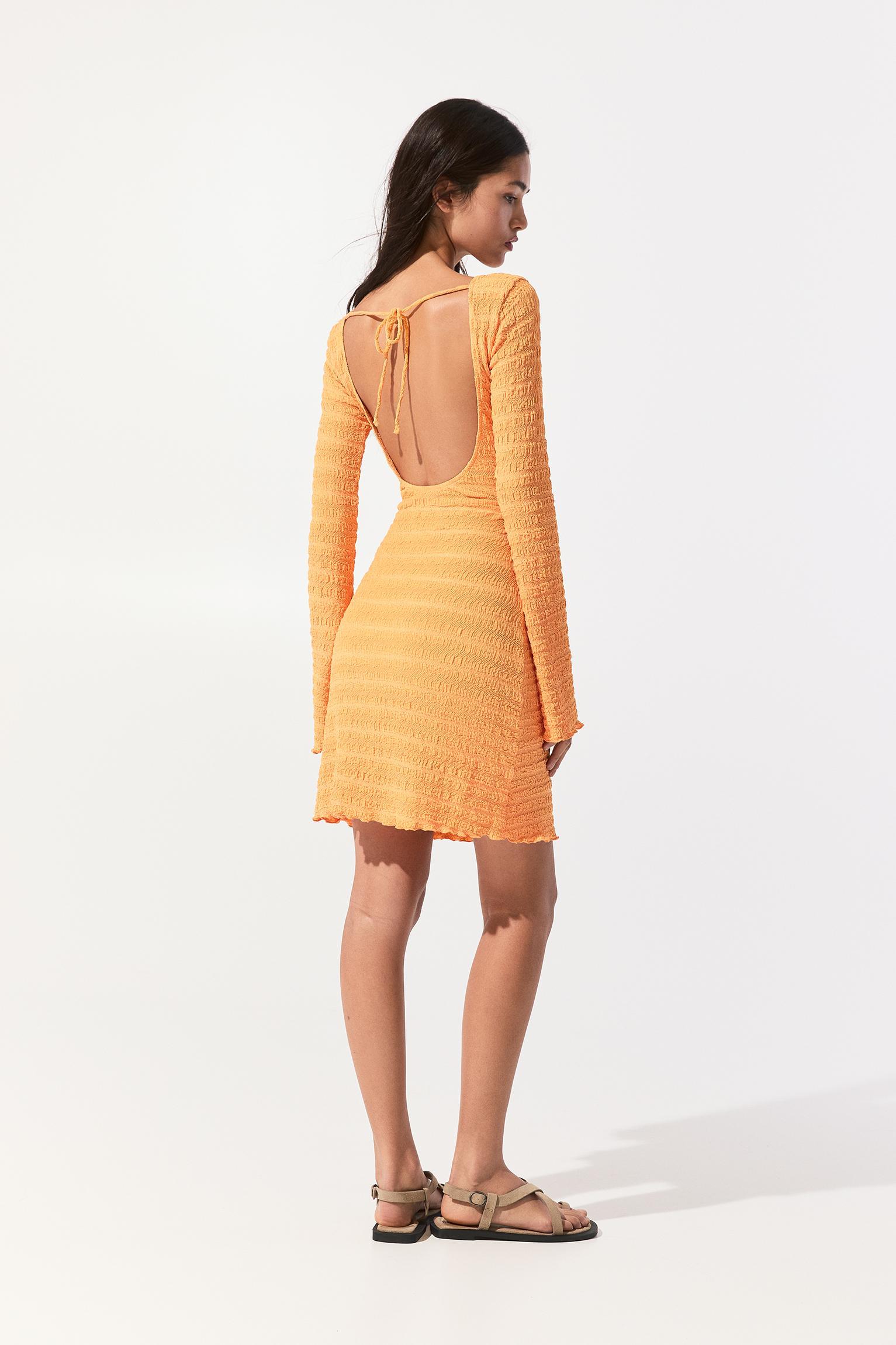 Long sleeve shift dress Product Image