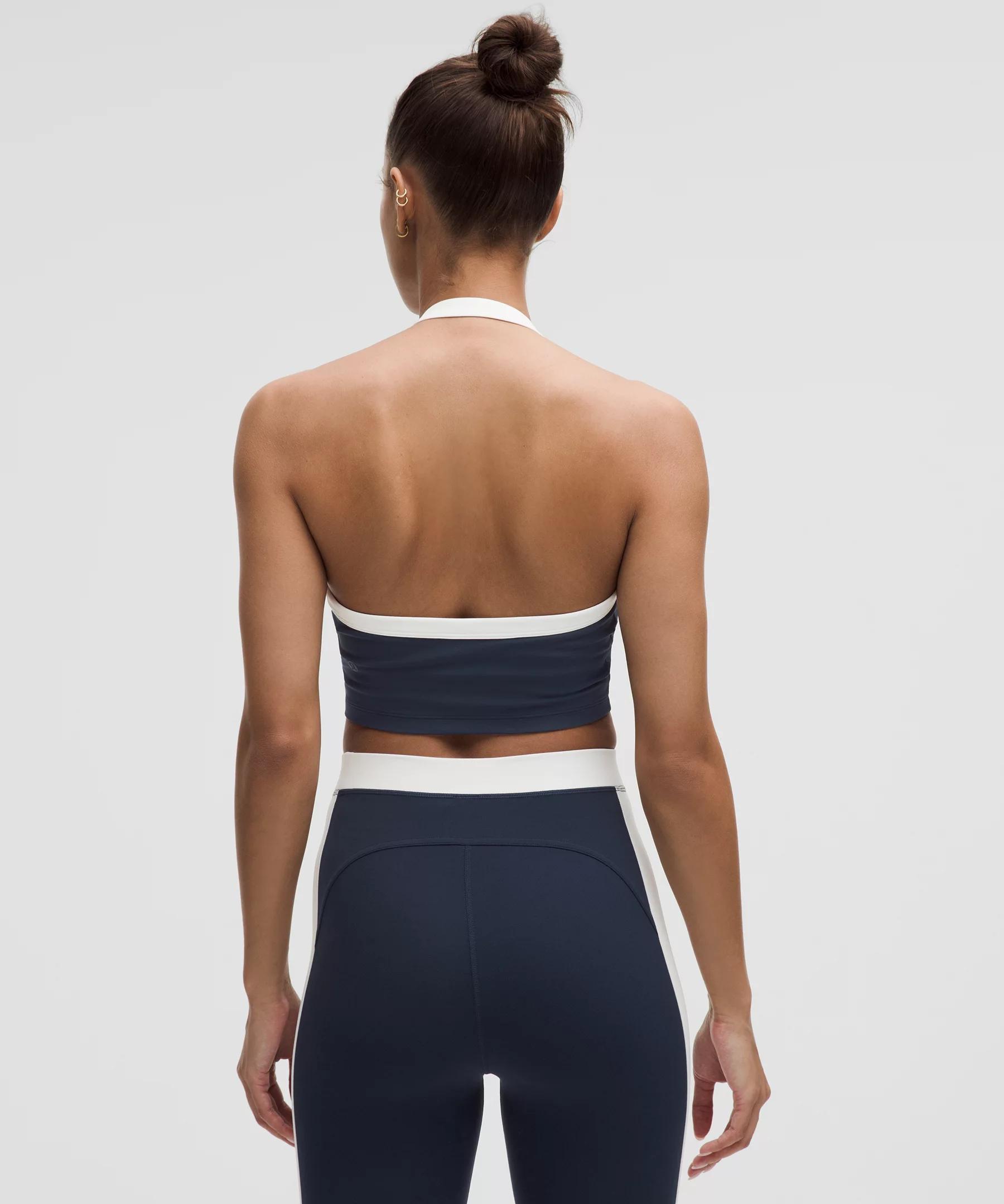 Nulu Cropped Halter Tank Top *Light Support, A/B Cup Product Image