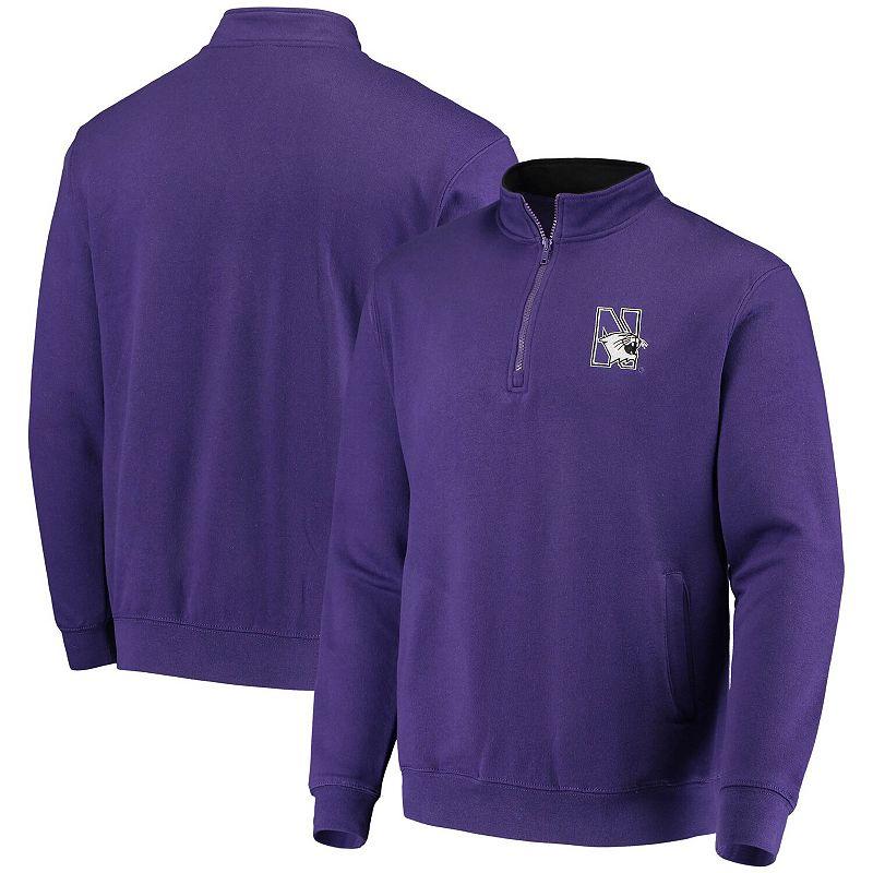 Men's Colosseum Purple Northwestern Wildcats Tortugas Logo Quarter-Zip Jacket,  Product Image