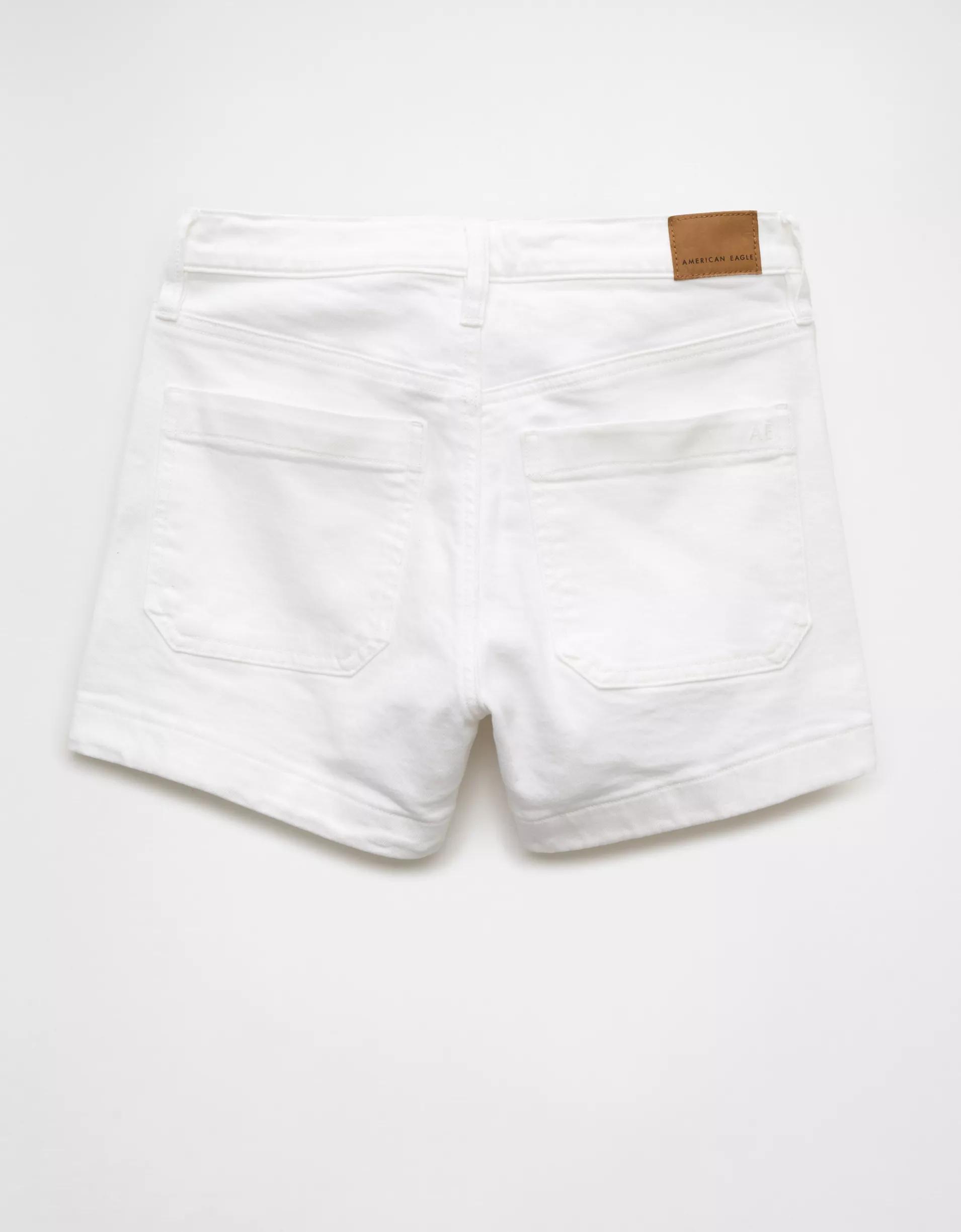 AE Strigid Super High-Waisted Relaxed Denim Short Product Image
