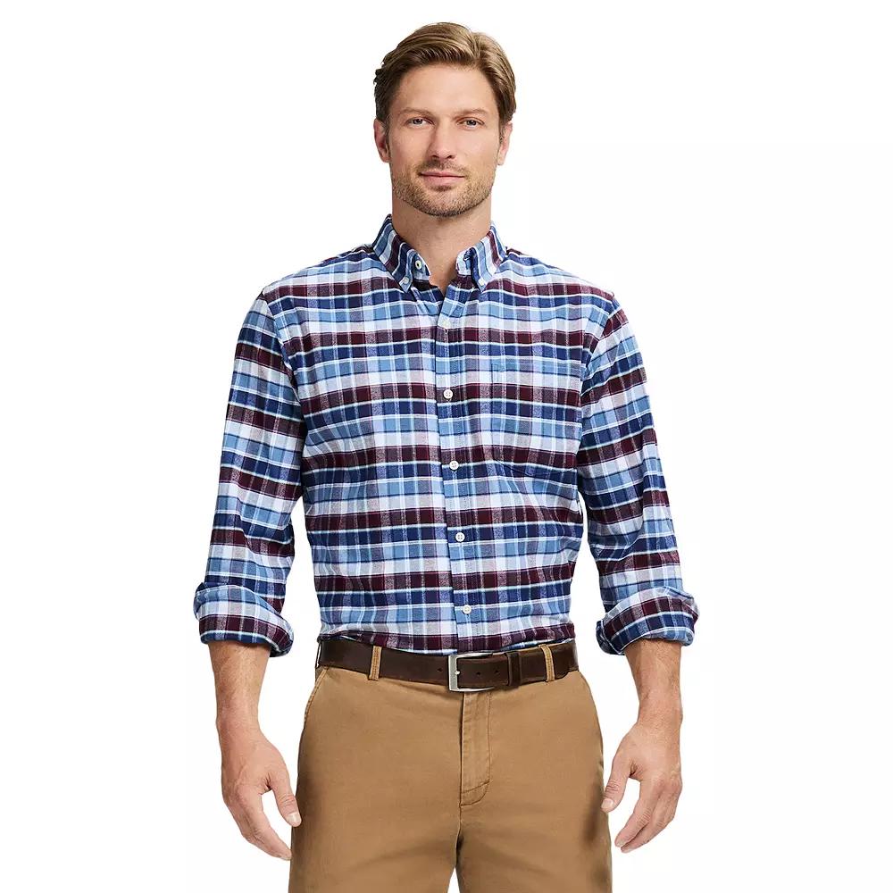 Men's IZOD Oxford Woven Long Sleeve Button-Down Shirt,  Product Image