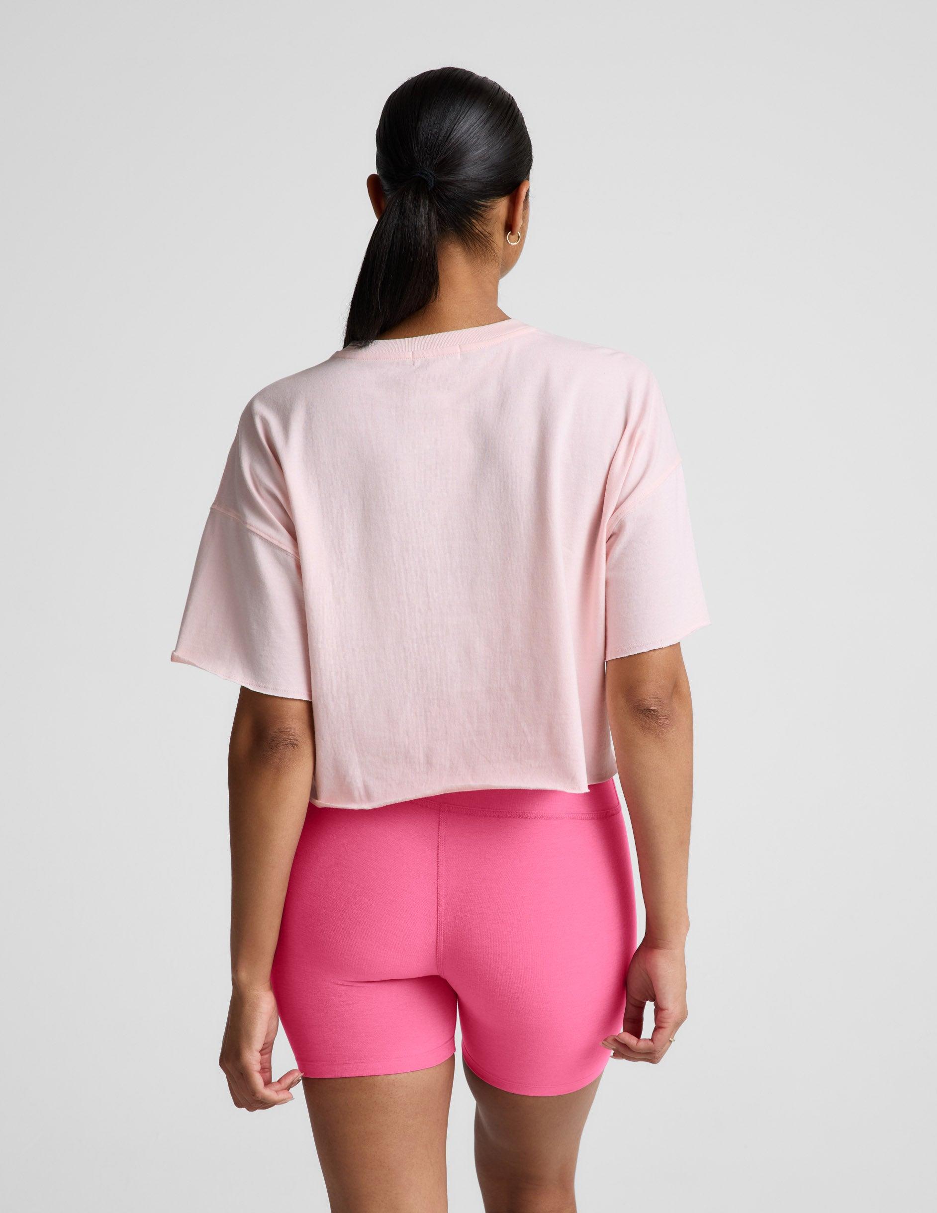 SoftKnit Better Than Ever Cropped Cotton Tee Product Image