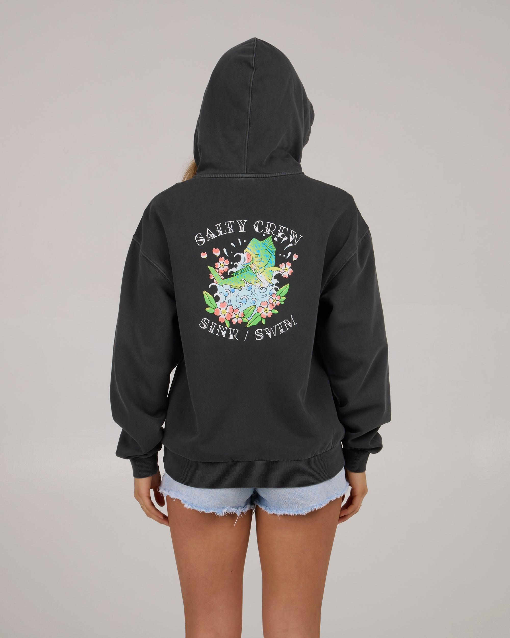 Hopper Hoody - Faded Black Female Product Image