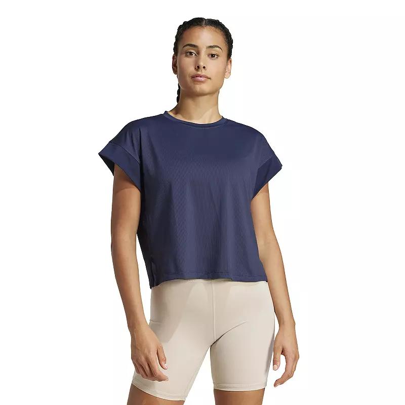 Women's adidas Cropped Studio Tee,  Product Image