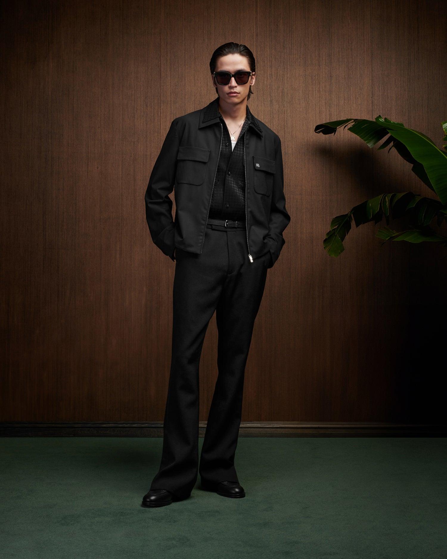 EVENING BLOUSON - Black Male Product Image