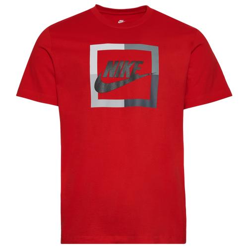 Nike Mens Nike Futura Block T-Shirt - Mens Old Royal/Grey Product Image