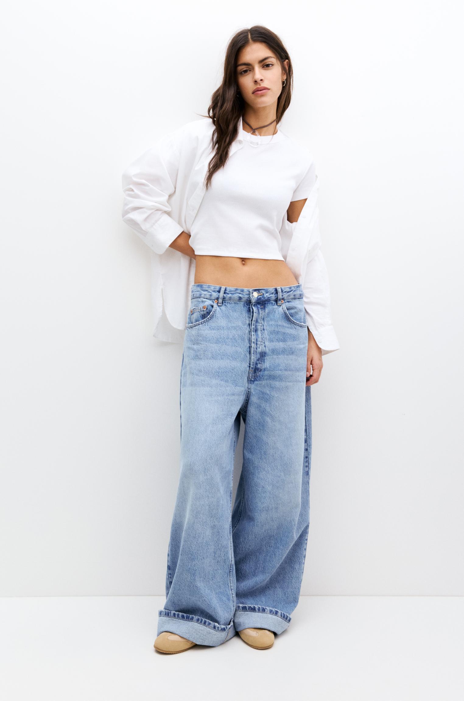 Ribbed cropped T-shirt Product Image