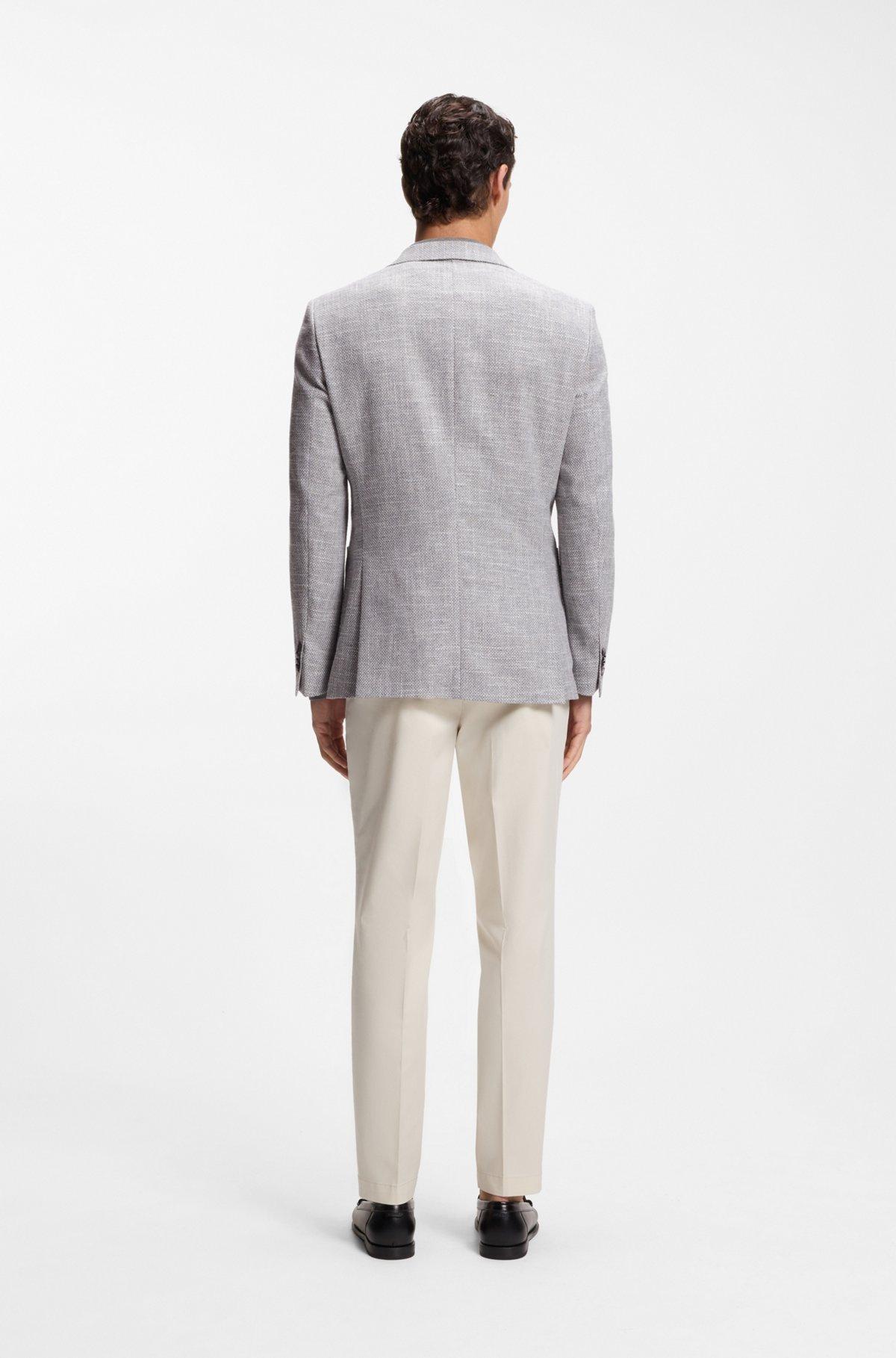 Patterned regular-fit jacket in a cotton blend Product Image
