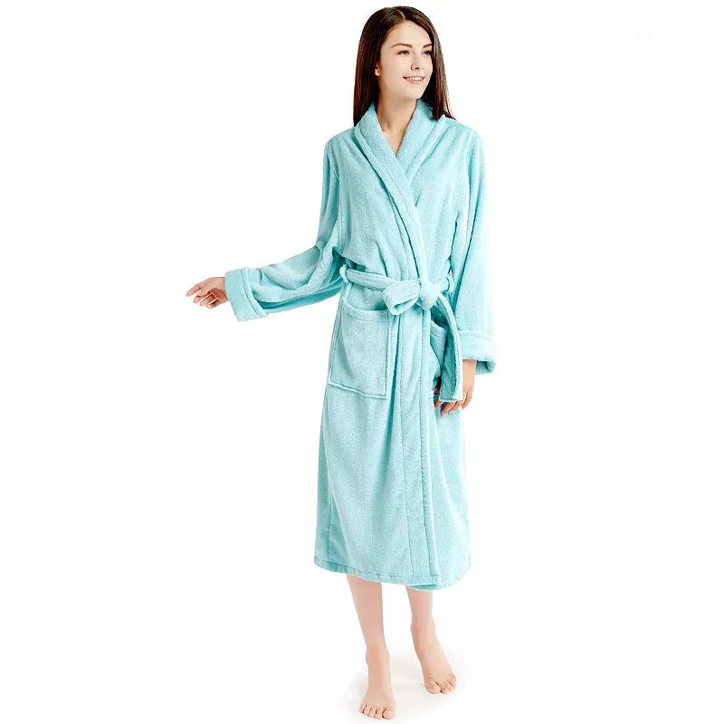 INK+IVY Women's Cotton Terry Robe,  Product Image