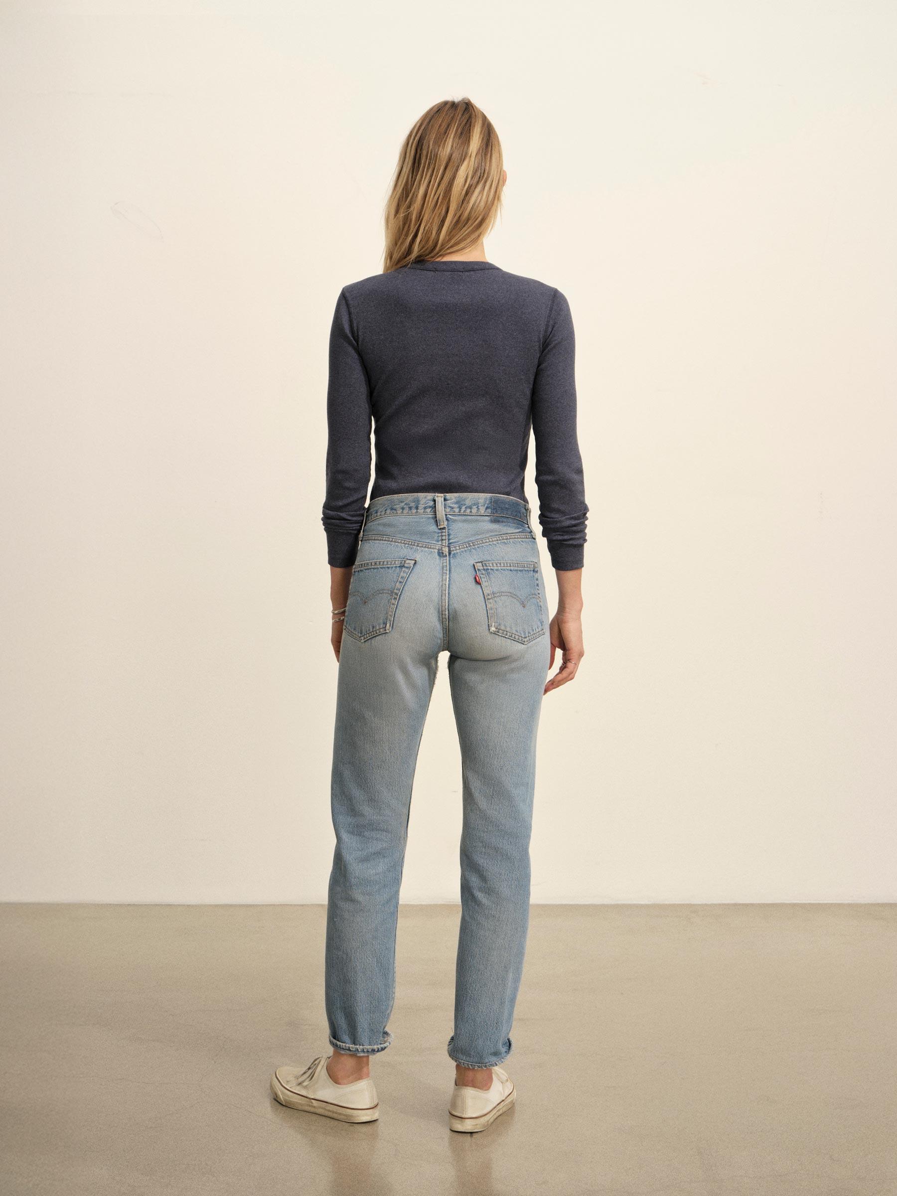 Marled Tidepool Surplus Rib L/S Crew Product Image