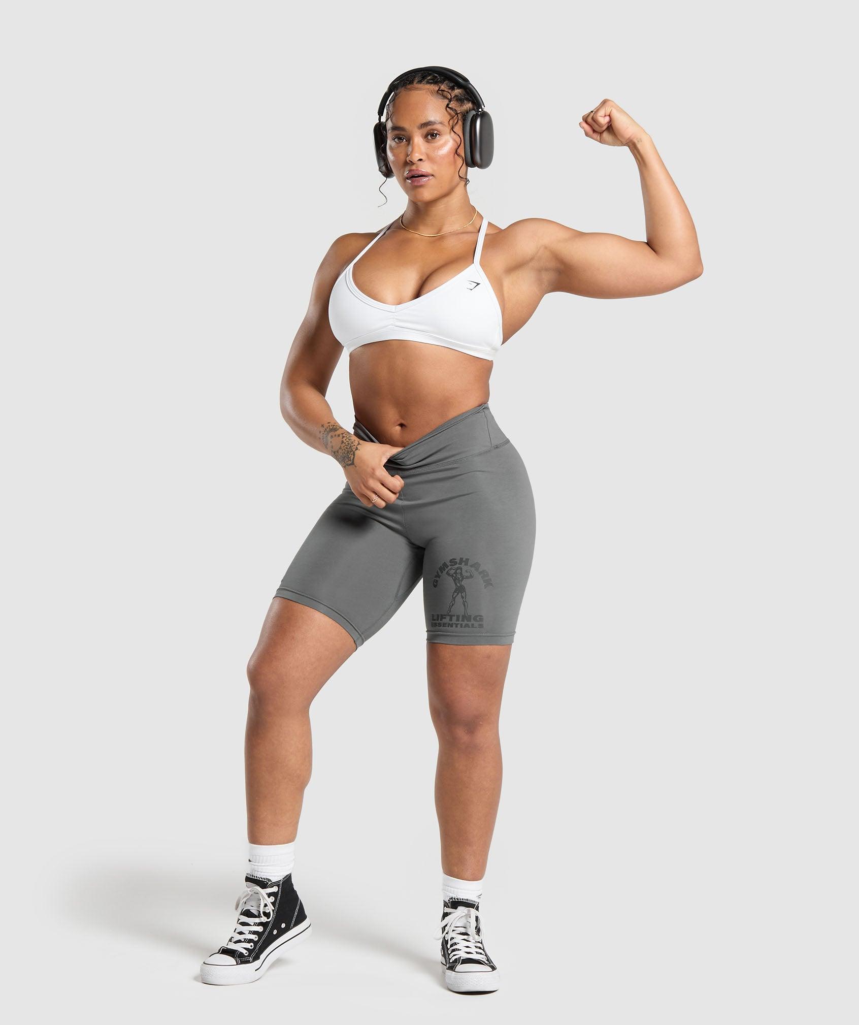 Gymshark Strong Women Shorts - Brushed Grey Female Product Image