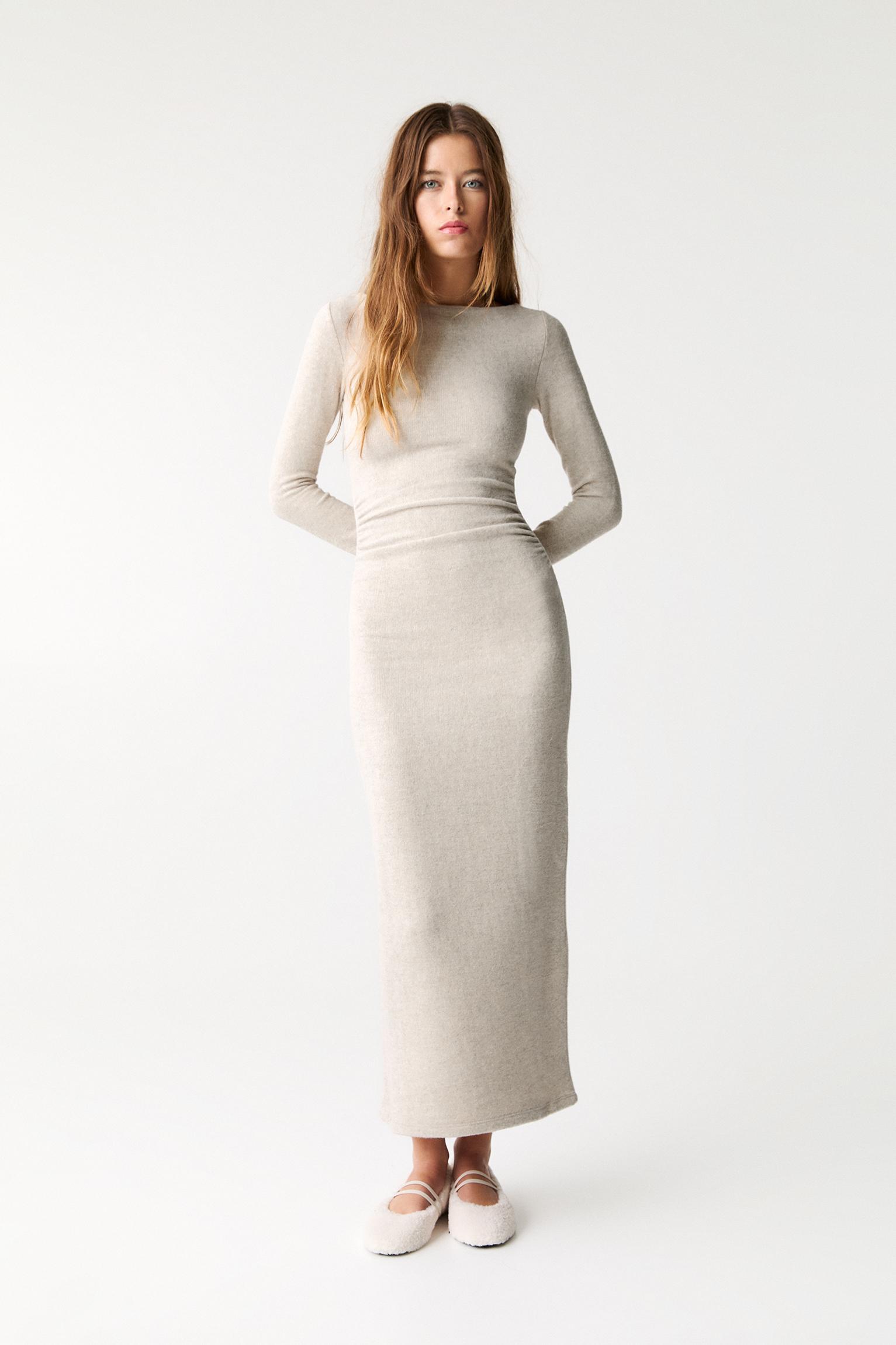 Knit midi dress Product Image