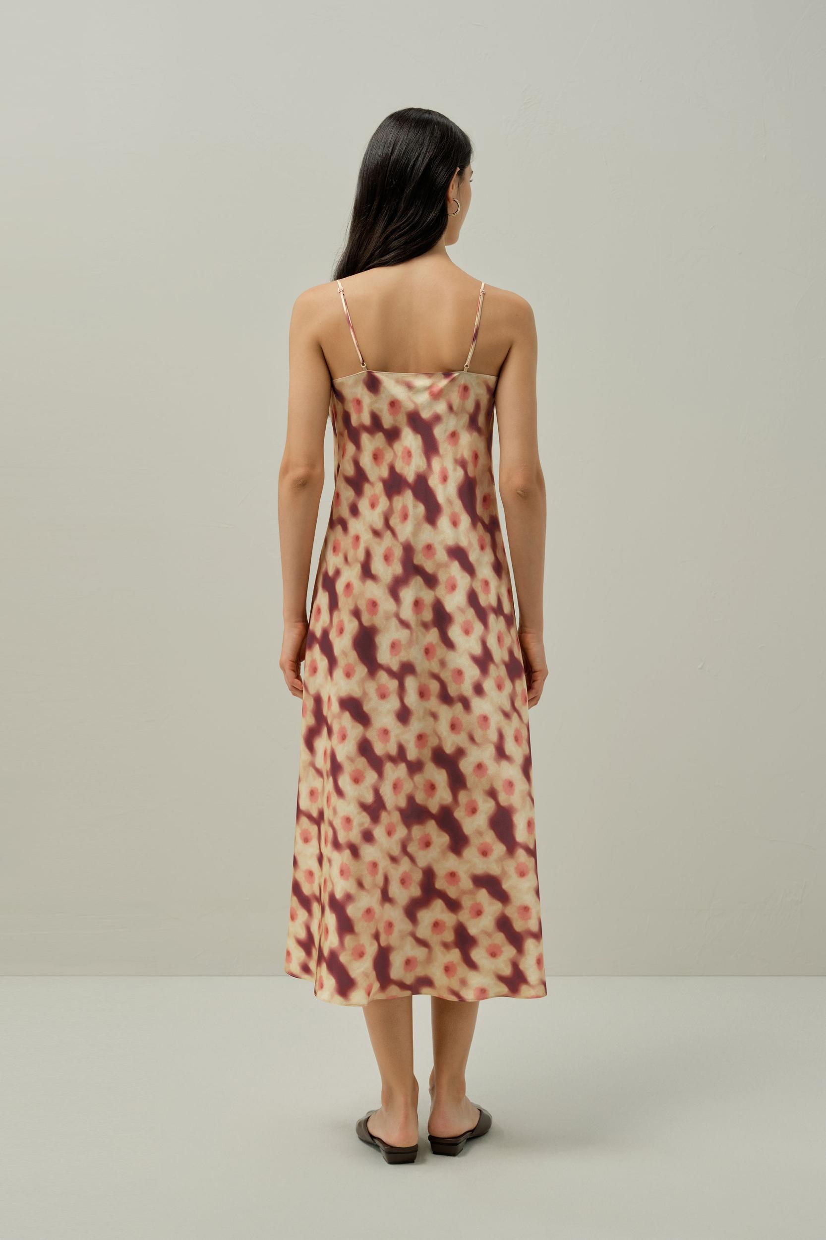 Daffodil Print Slip Dress - Made With Liberty Fabric Product Image